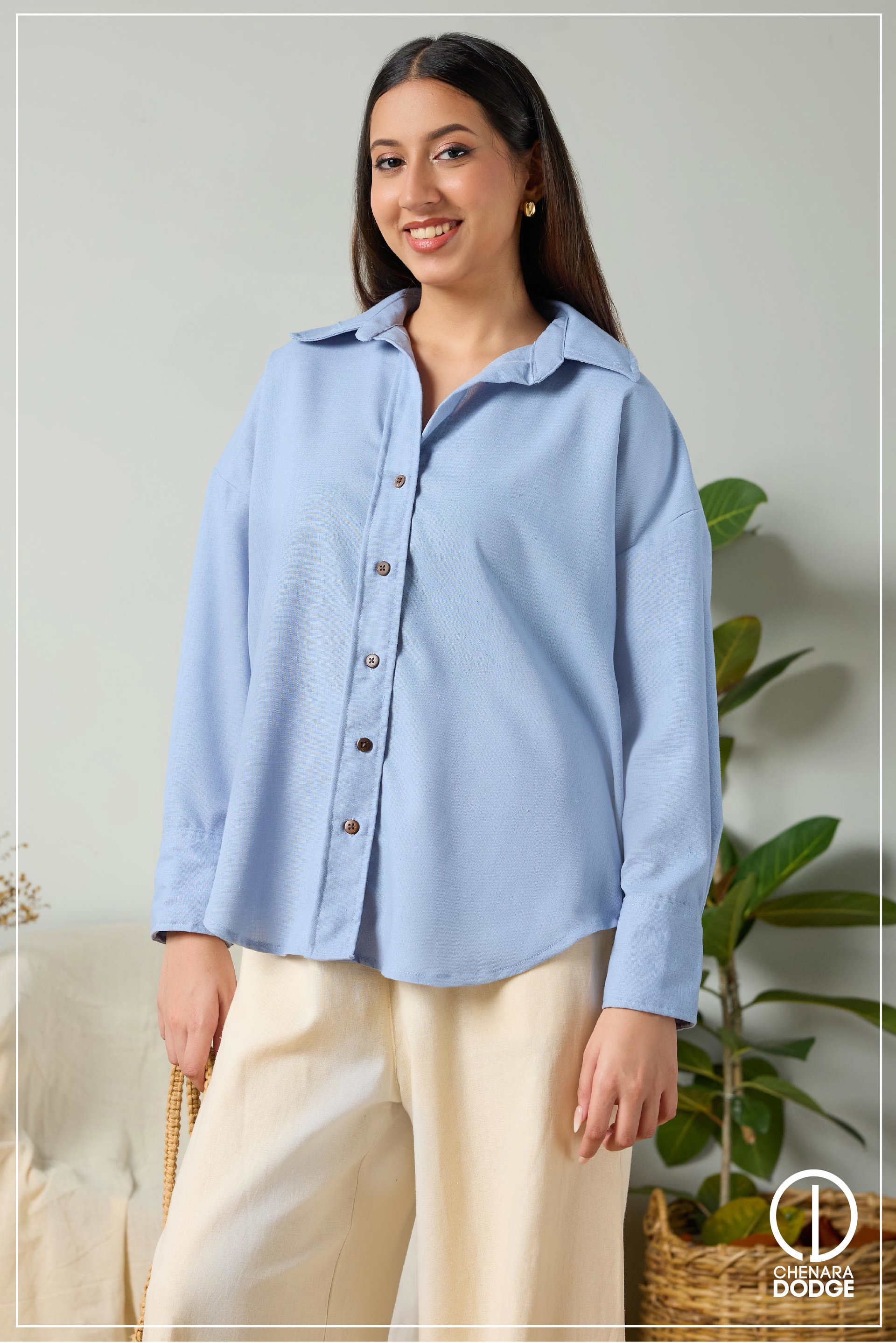 SAGE OVERSIZED SHIRT