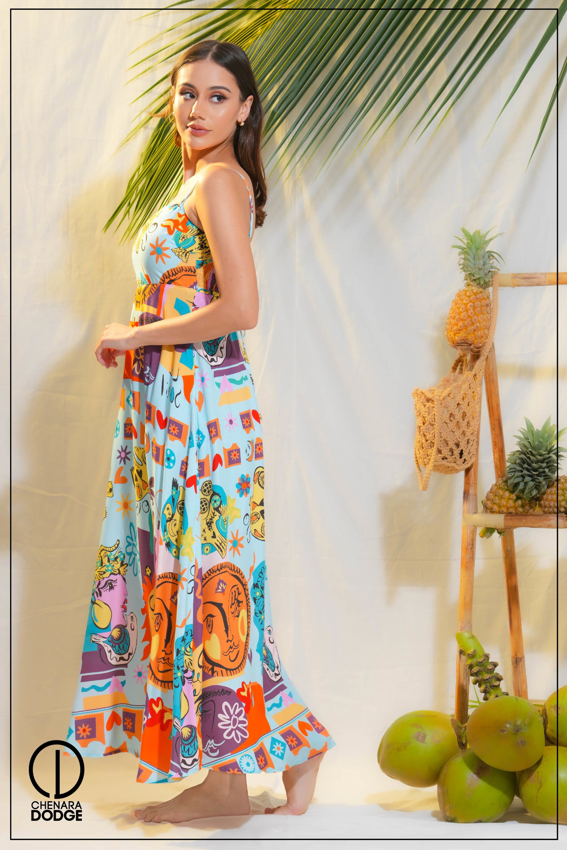 SARA STRAPPY MAXI DRESS