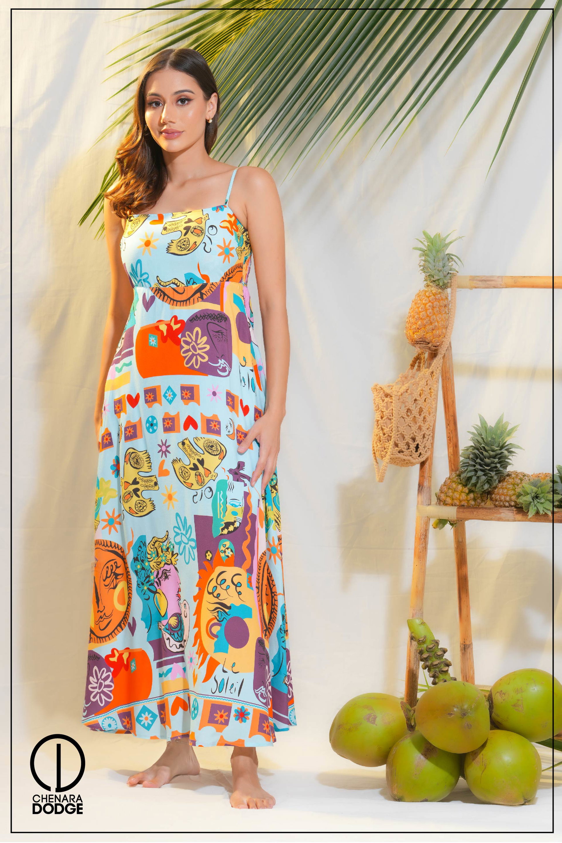 SARA STRAPPY MAXI DRESS