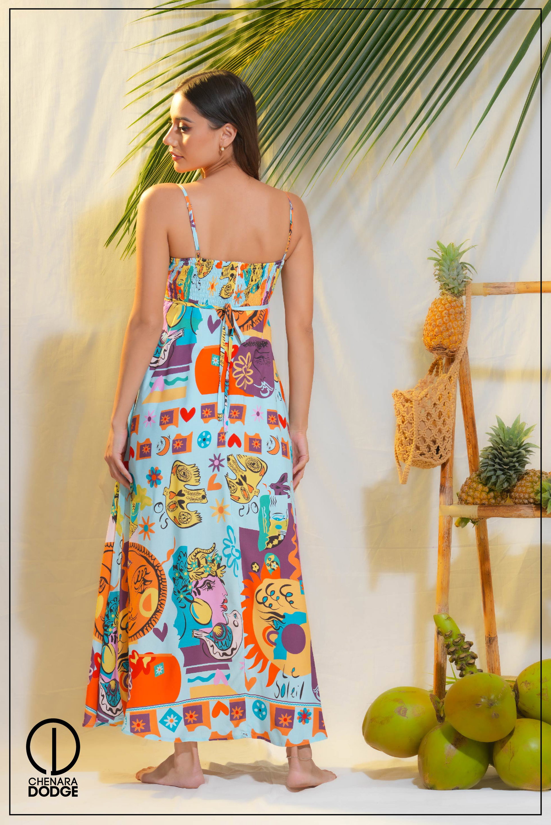SARA STRAPPY MAXI DRESS