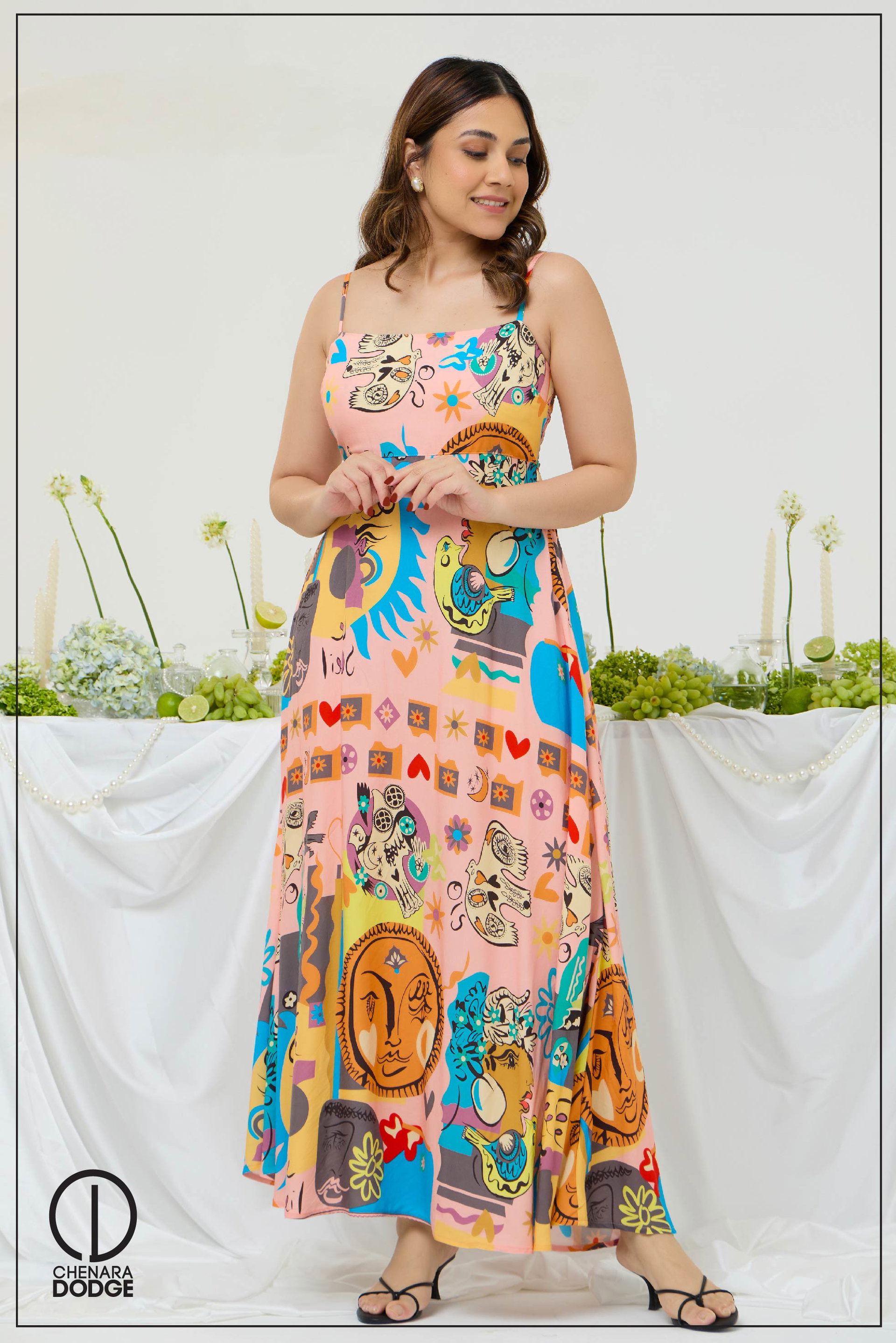 SARA STRAPPY MAXI DRESS