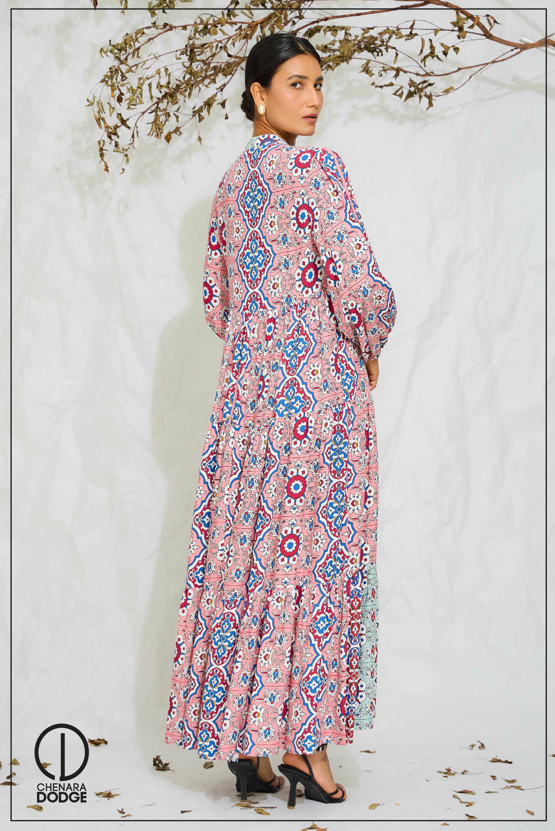 SARAH LONG SLEEVE MAXI DRESS