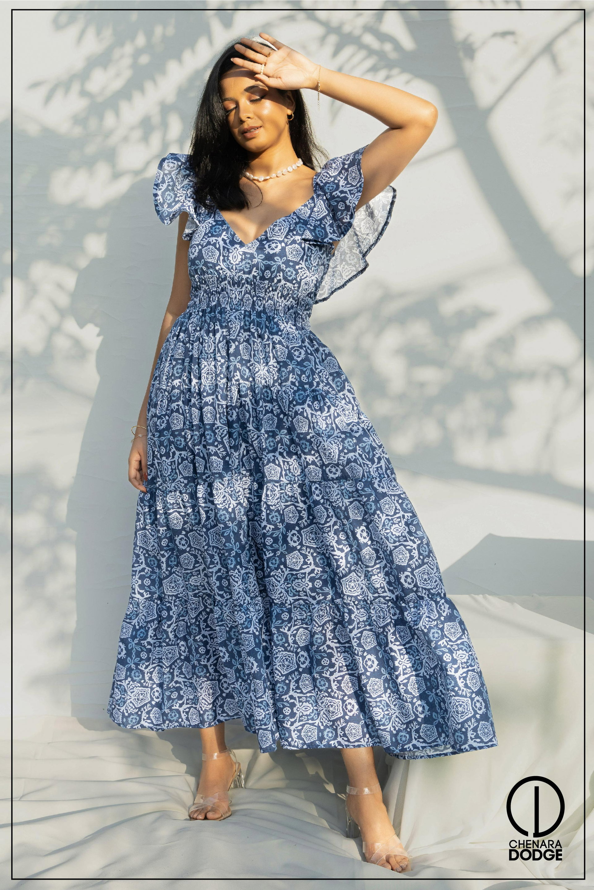 SARAH TIERED MAXI DRESS