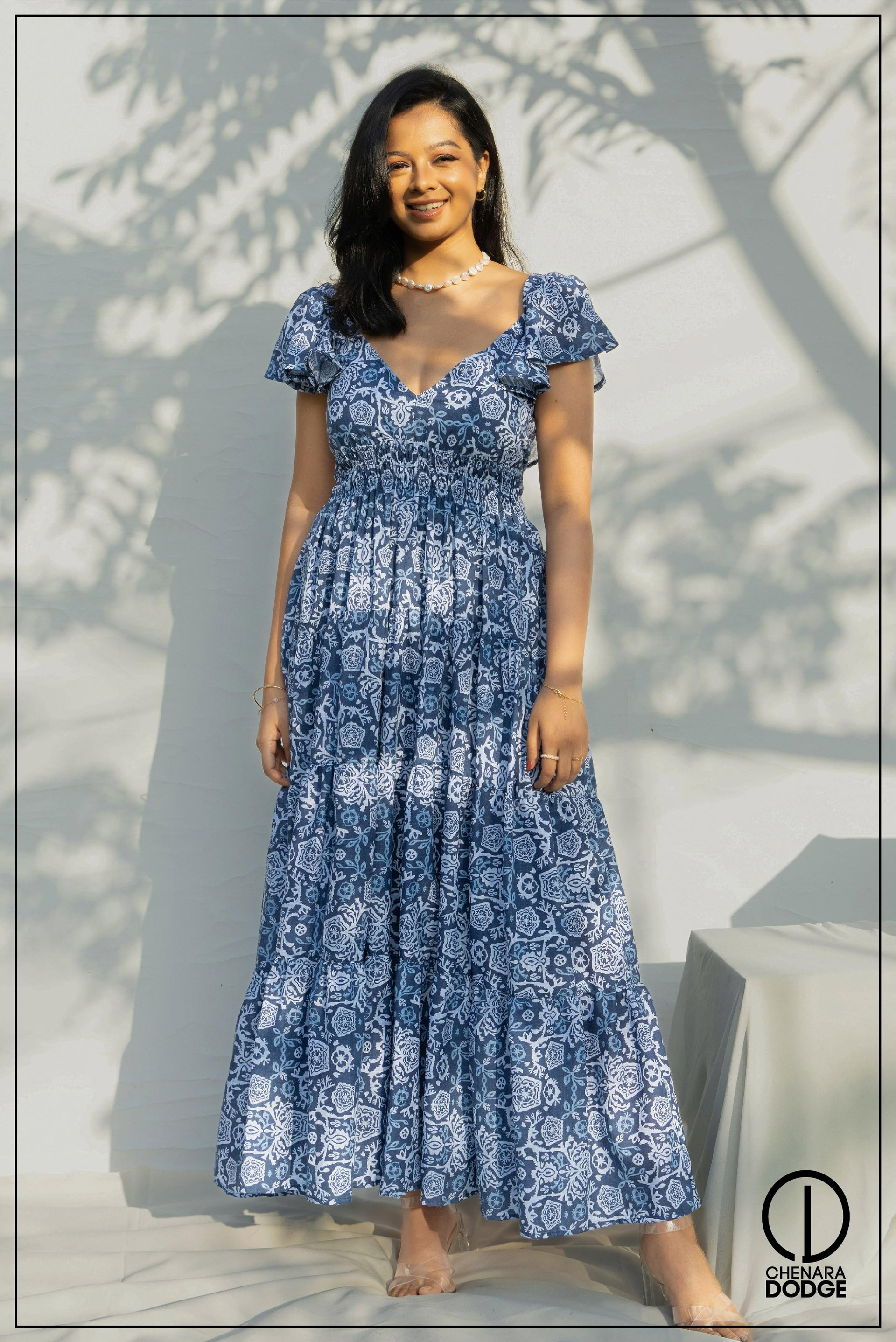 SARAH TIERED MAXI DRESS