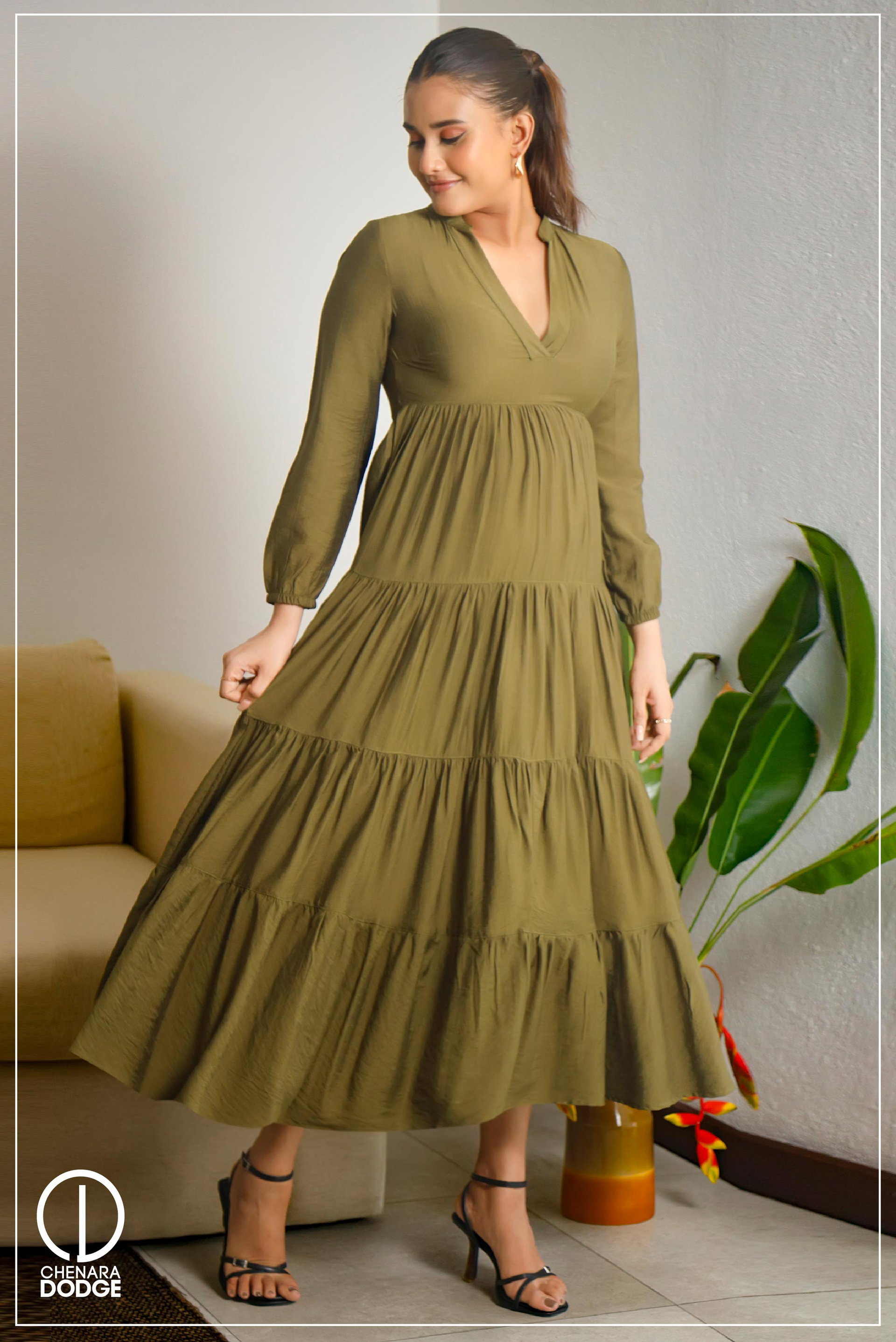 SARAH TIERED MAXI DRESS