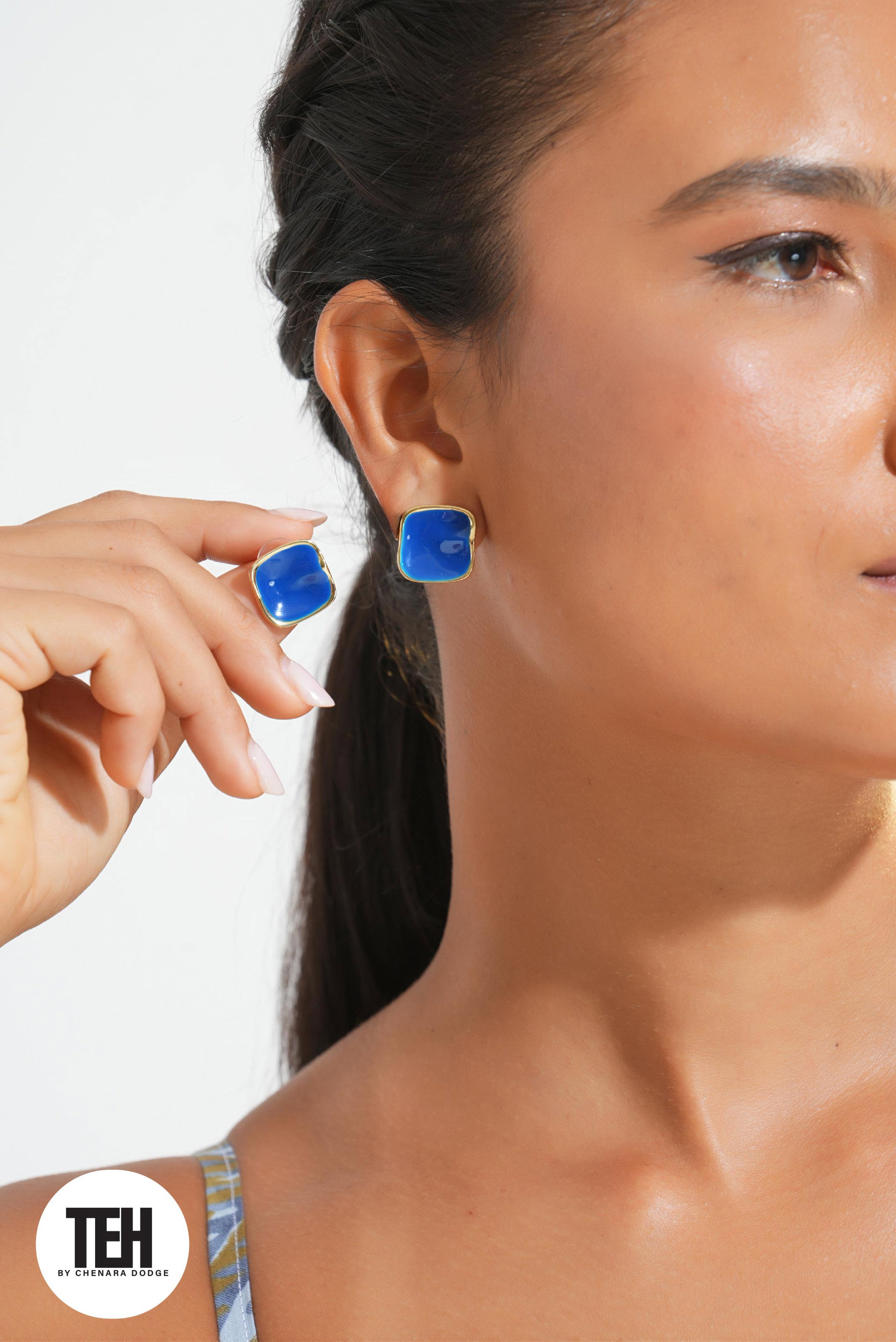 Square Stud Earrings