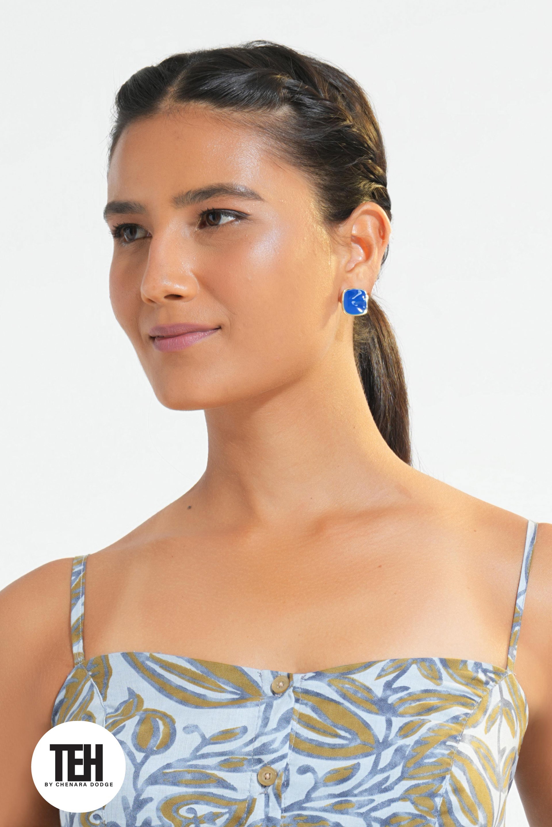 Square Stud Earrings