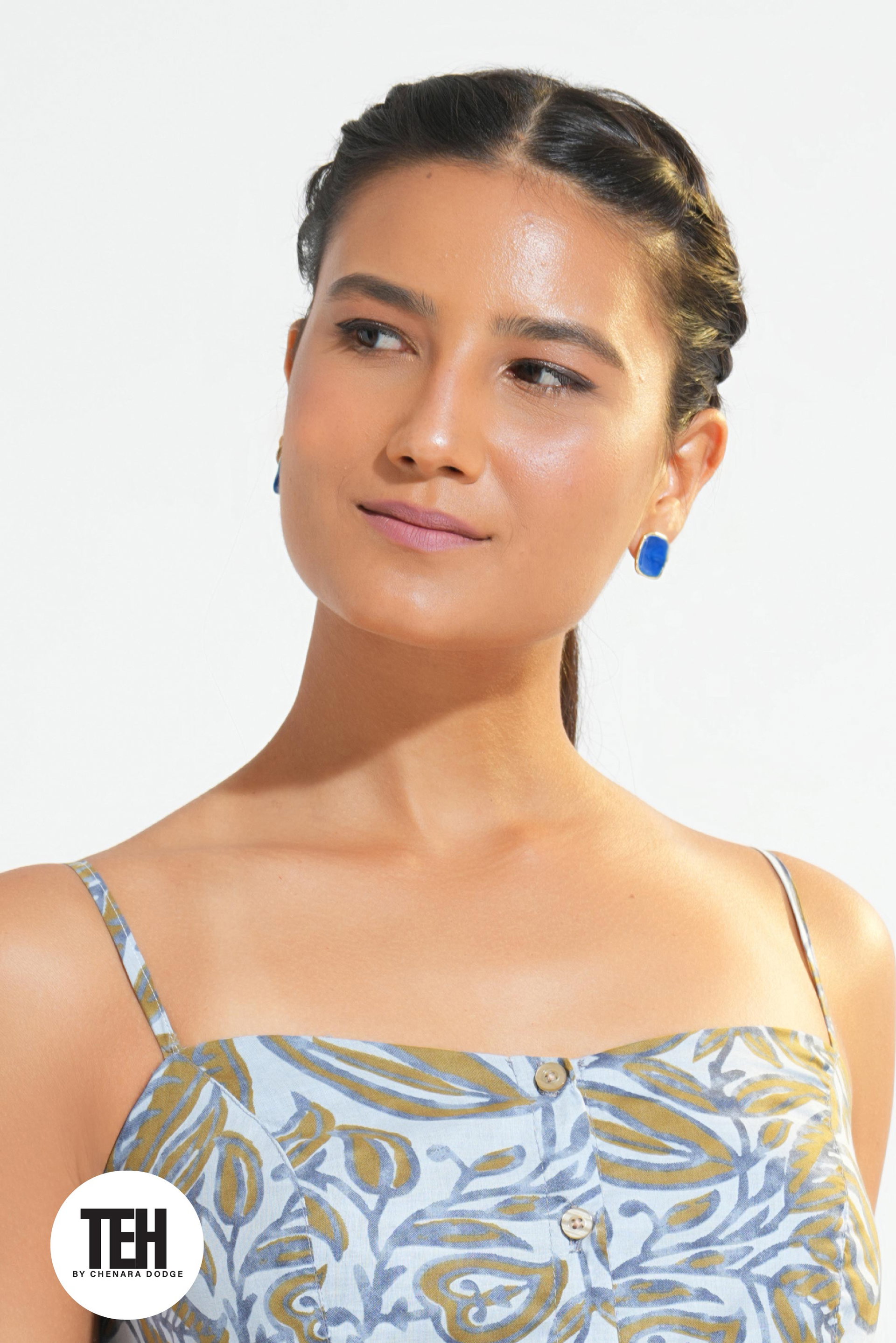 Square Stud Earrings