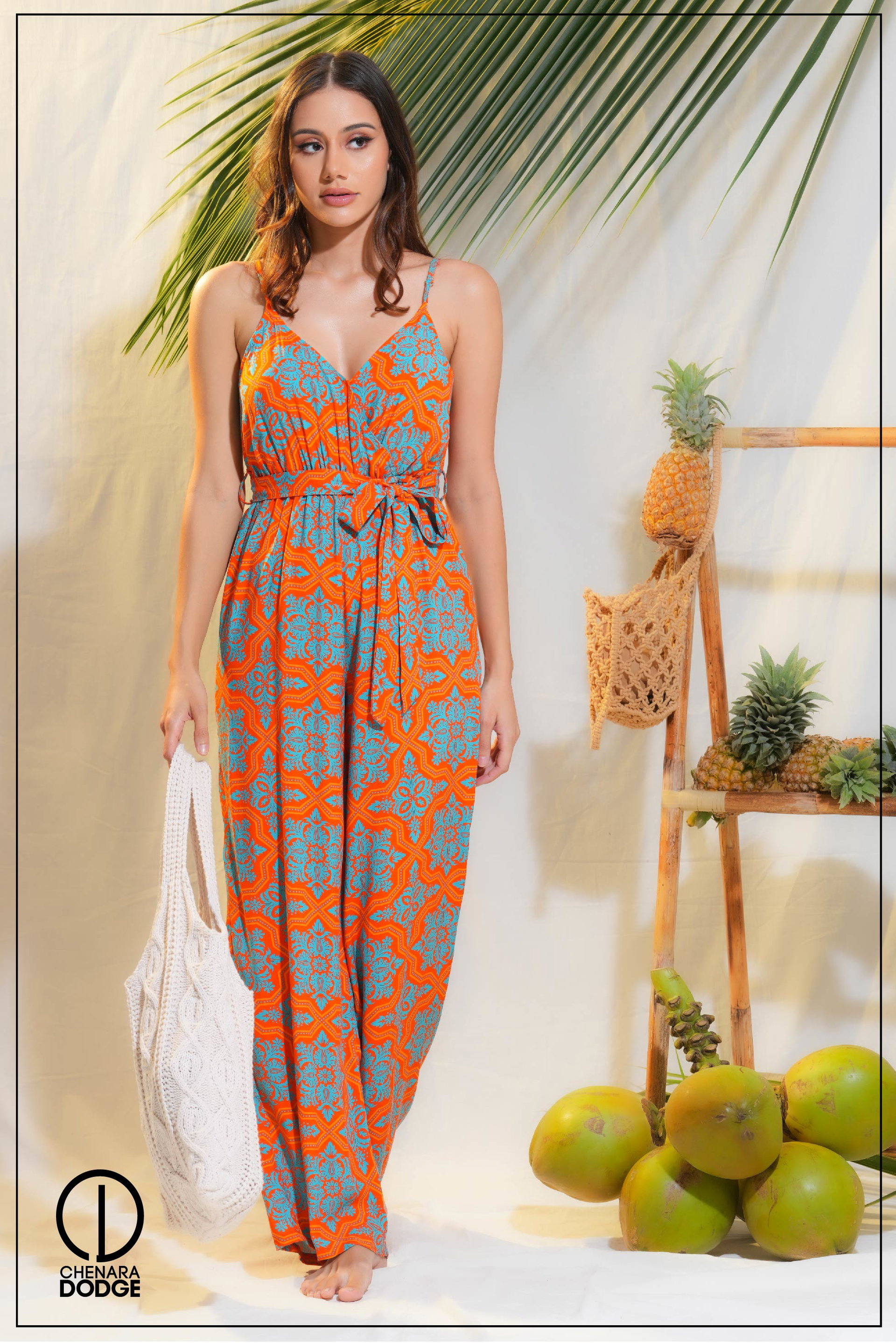 TESSY TIE-UP JUMPSUIT