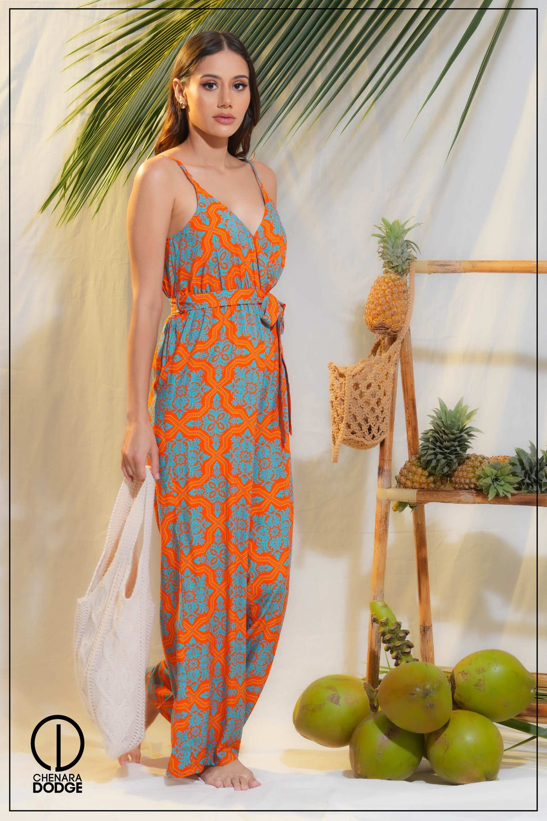TESSY TIE-UP JUMPSUIT