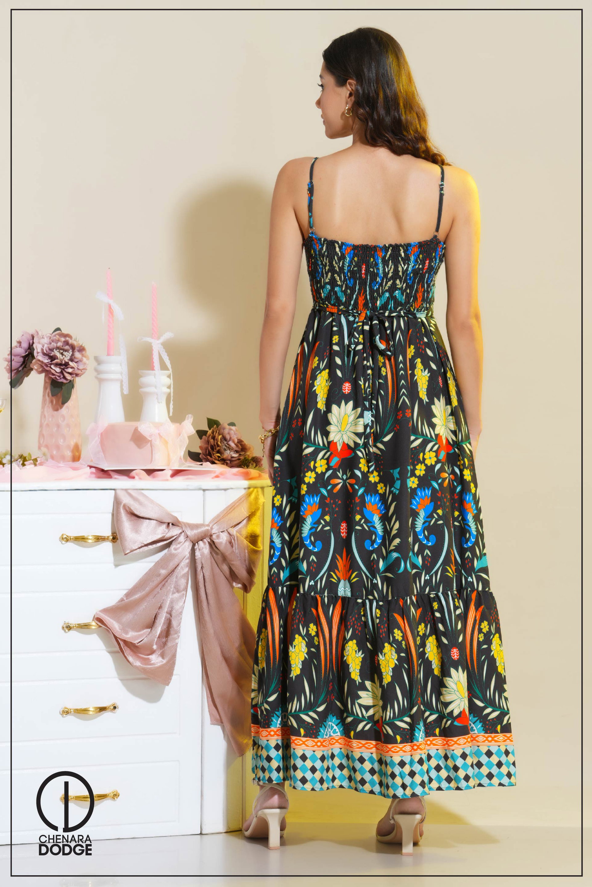 YARA STRAP MAXI DRESS
