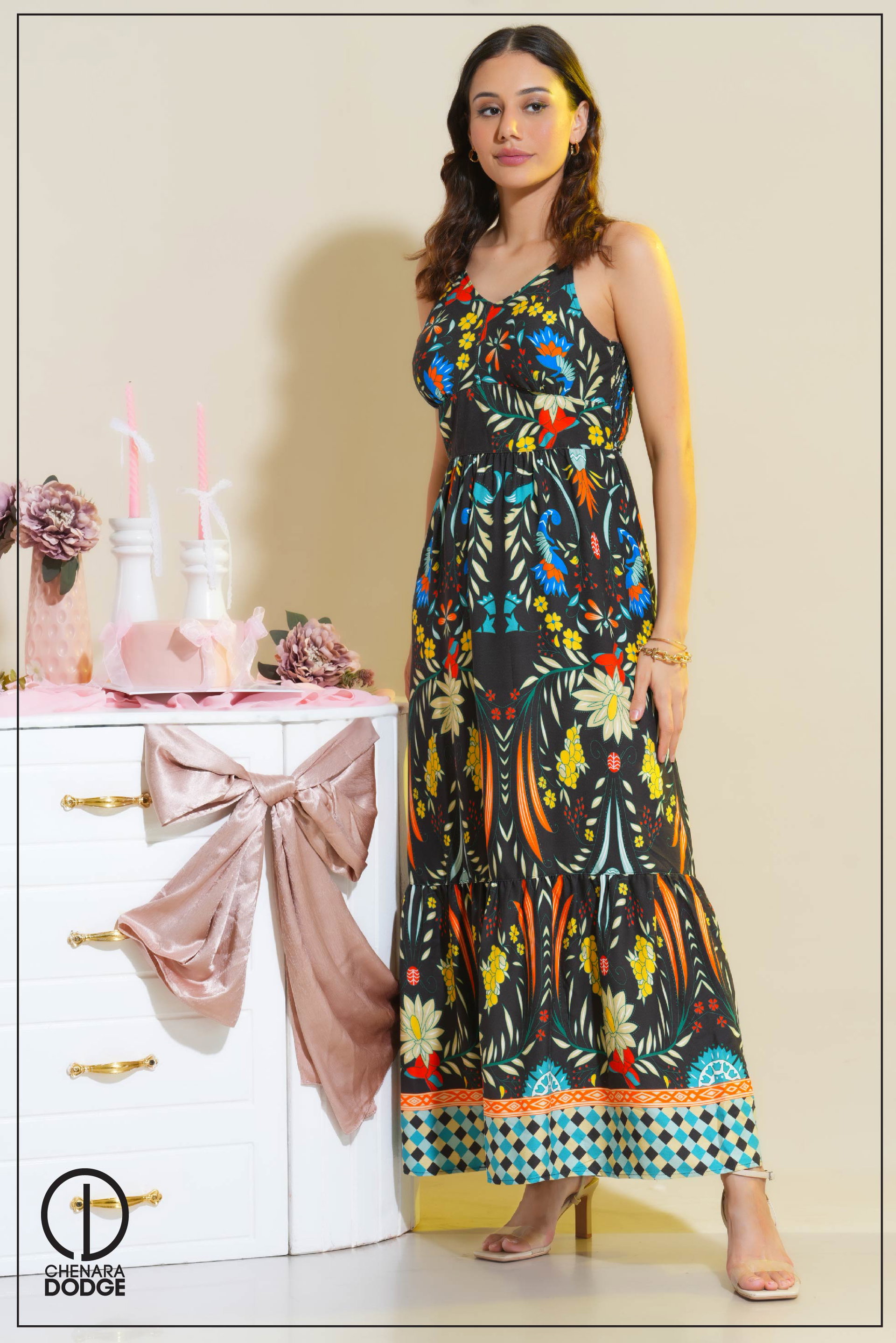 YARA STRAP MAXI DRESS