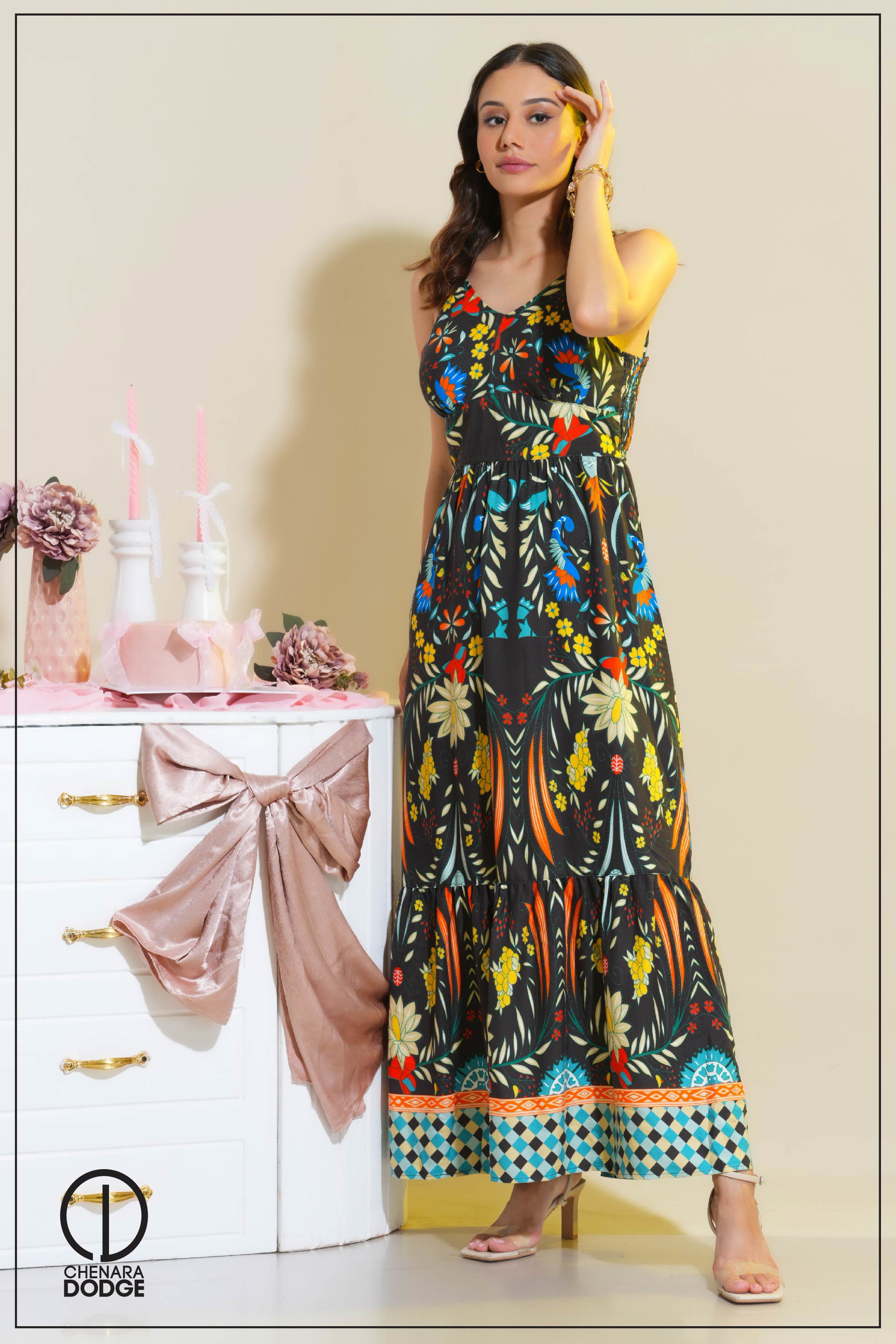 YARA STRAP MAXI DRESS