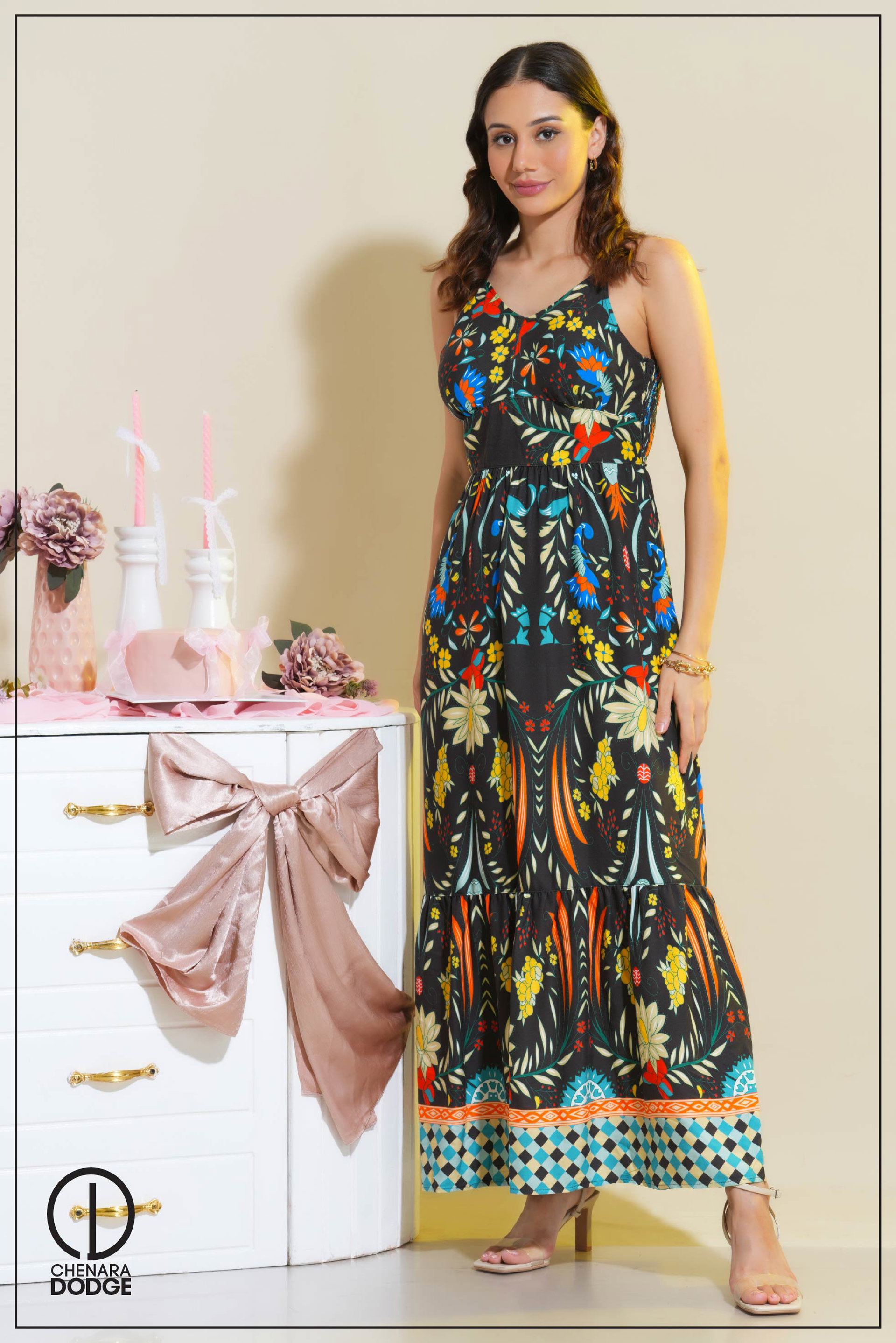 YARA STRAP MAXI DRESS