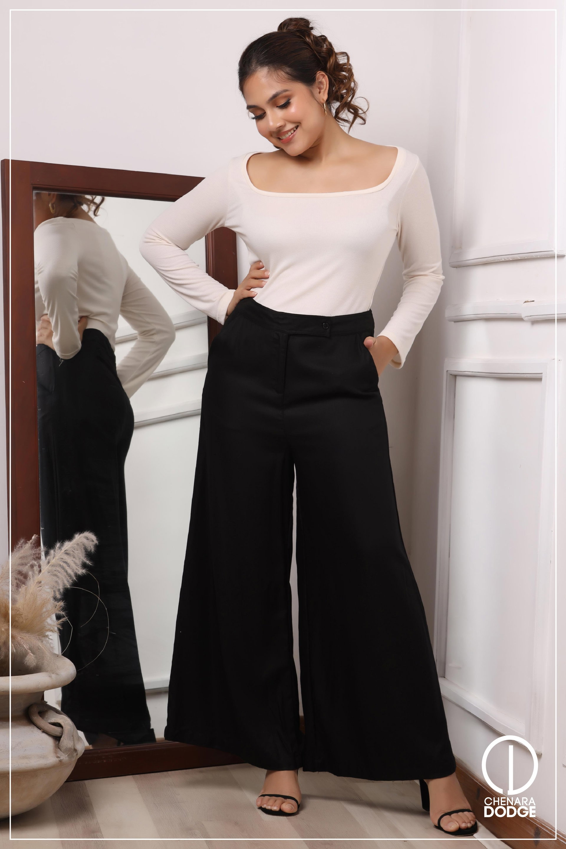 ZARA HIGH WAIST PANT