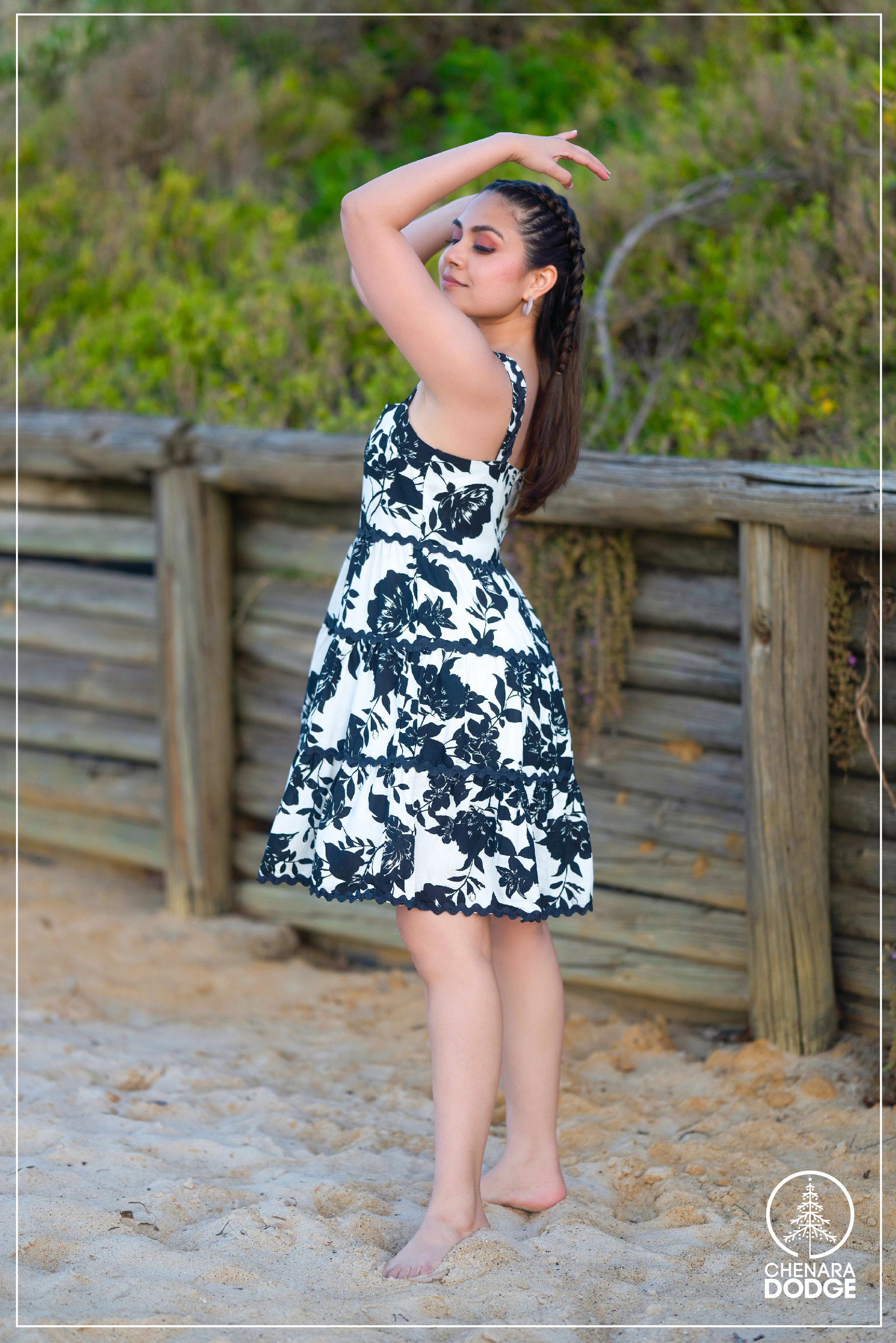 ZARA STRAPPY LAYERS MINI DRESS