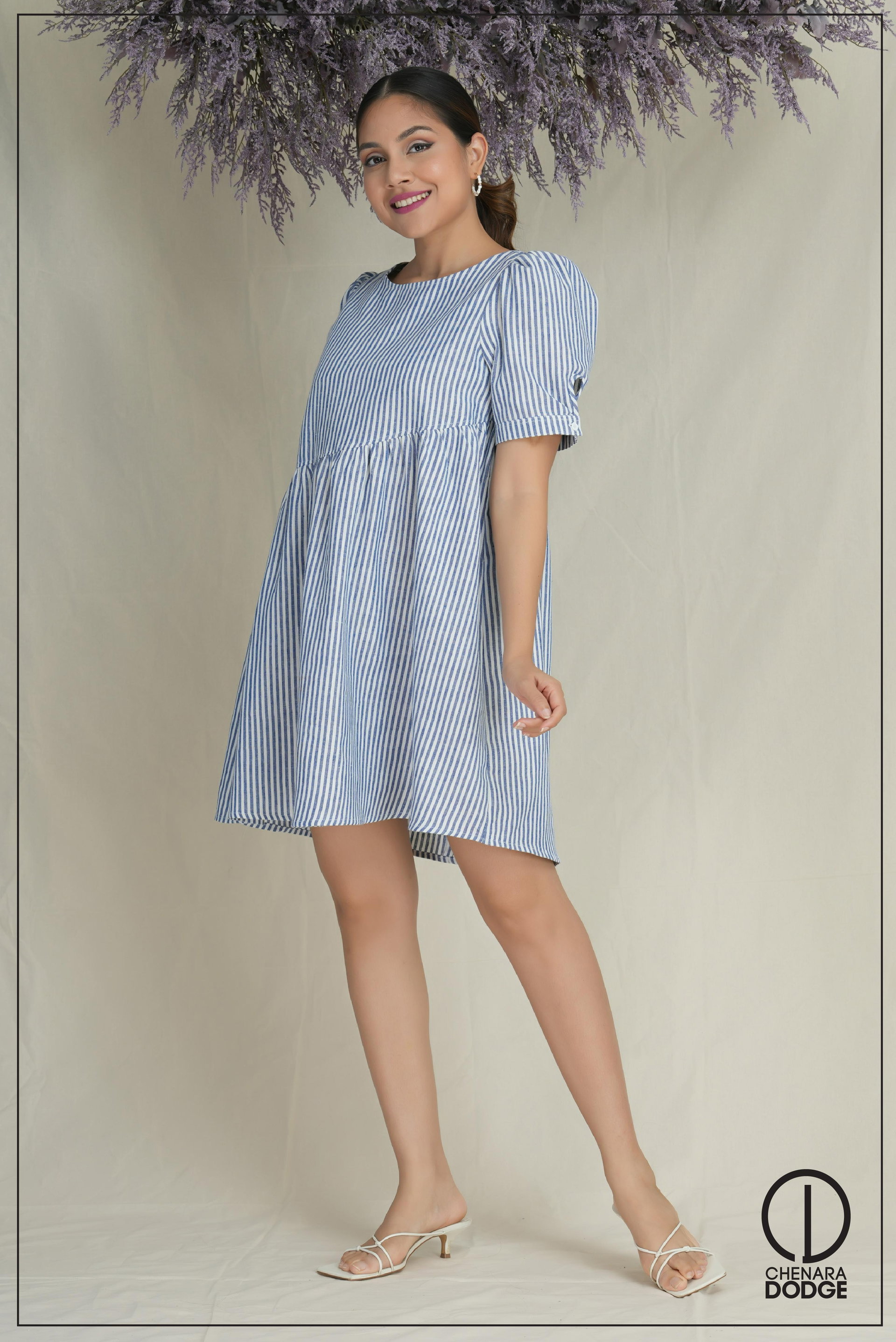 ZOE ASYMMETRIC MINI DRESS