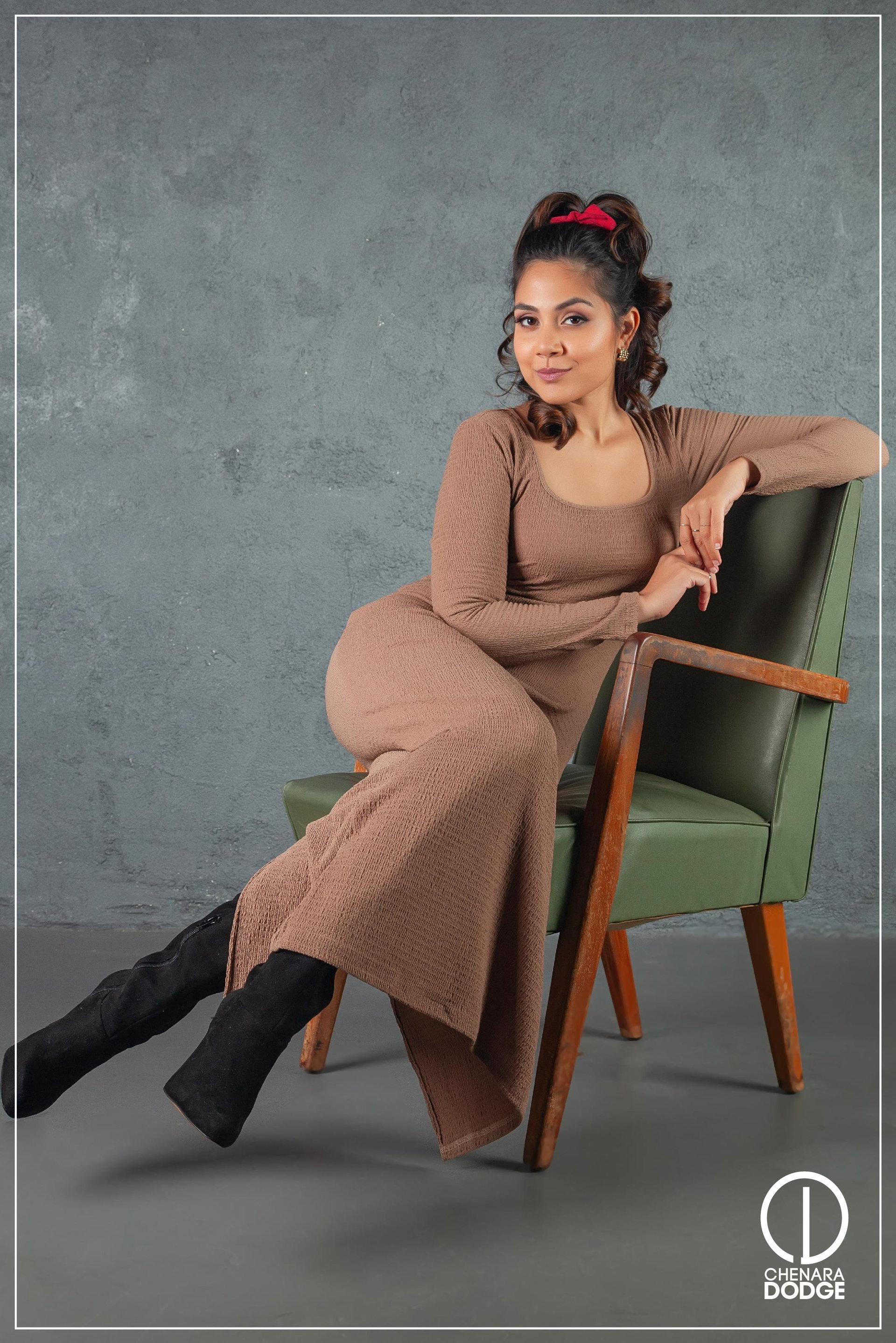 ZOE LONG SLEEVE BODYCON MAXI DRESS