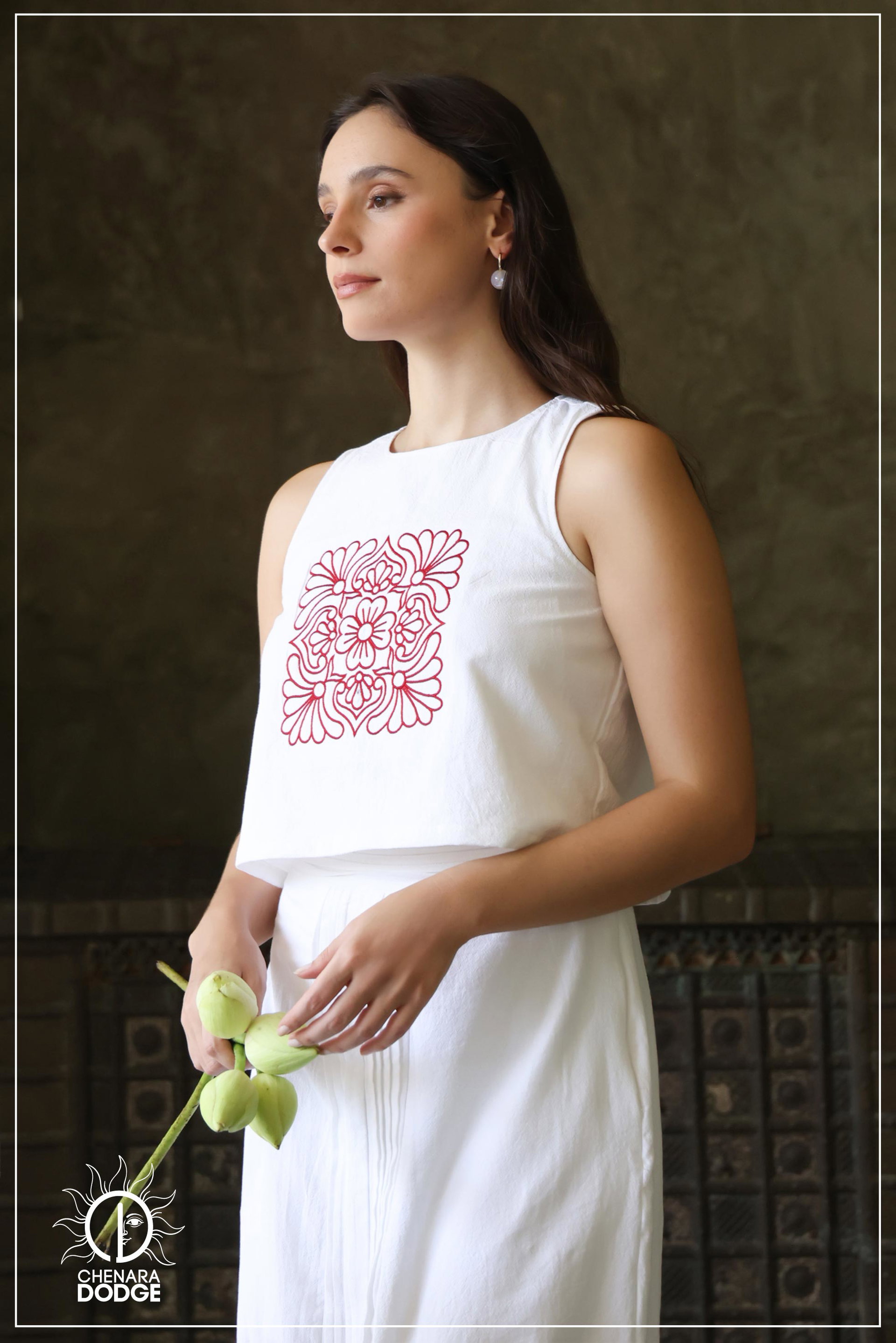 AADHYA TWO PIECE EMB LUNGI SET