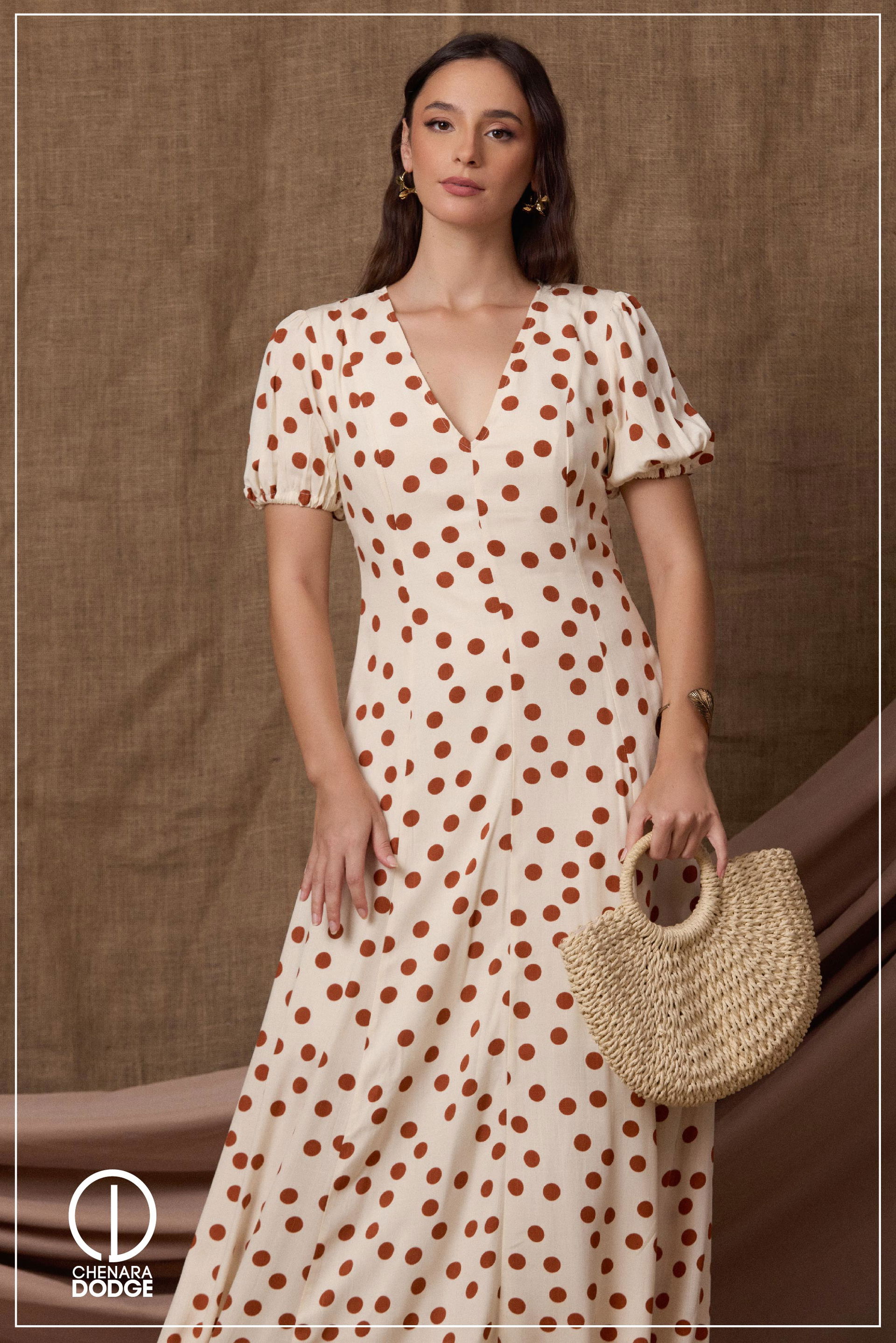 ADDISON V-NECK MAXI DRESS