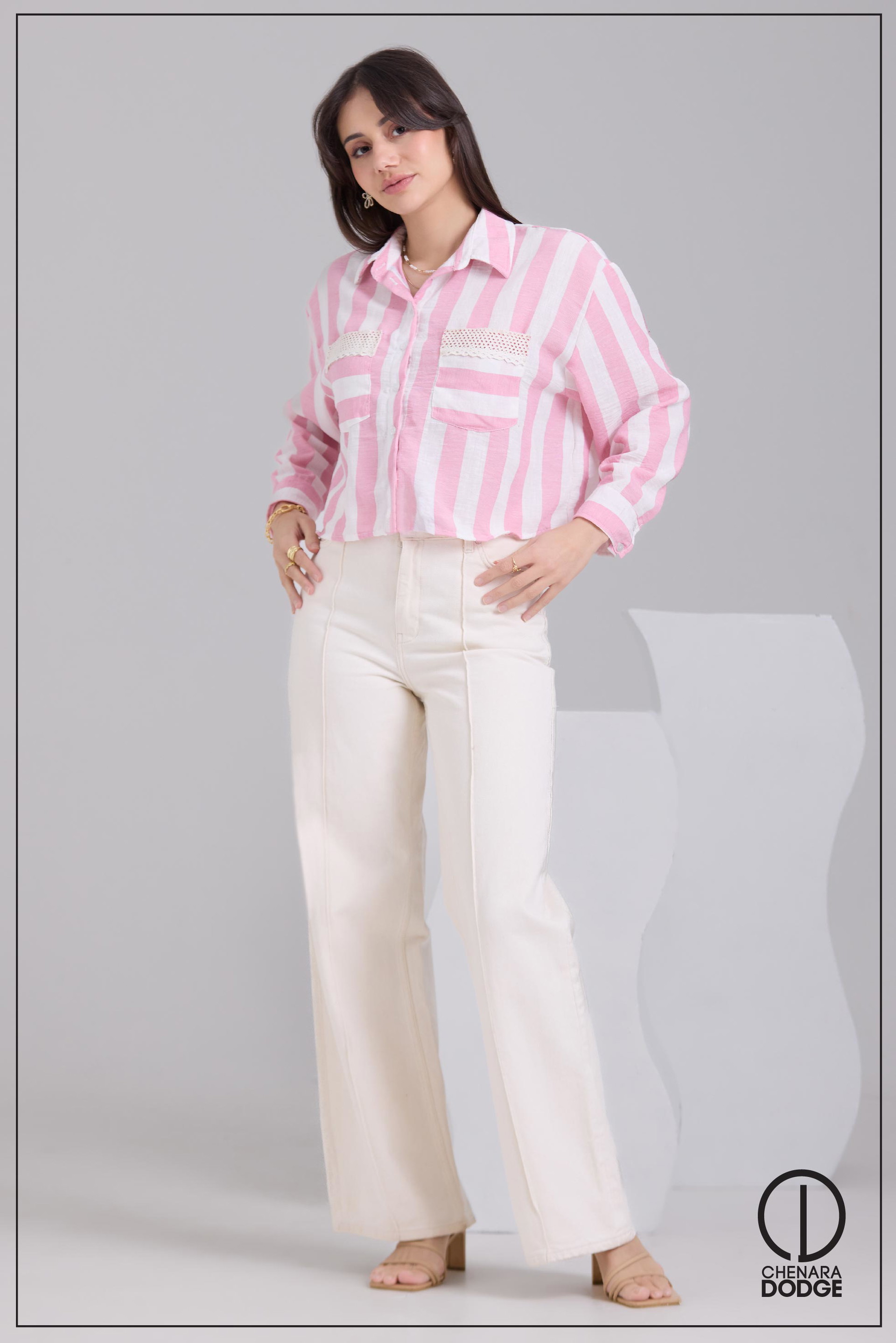 ADIA LONG SLEEVE STRIPED SHIRT