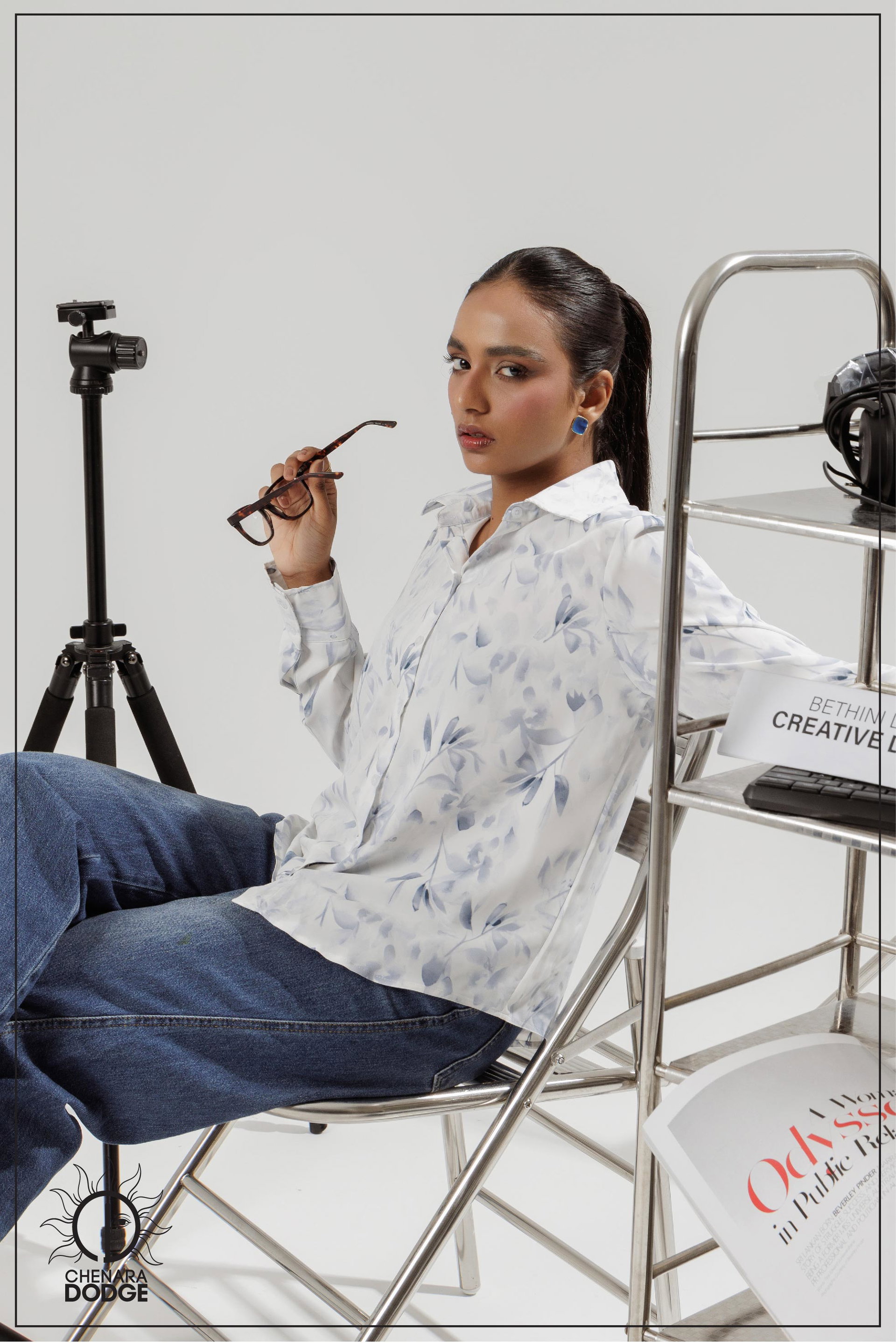 AISLA LONG SLEEVE BUTTON DOWN SHIRT