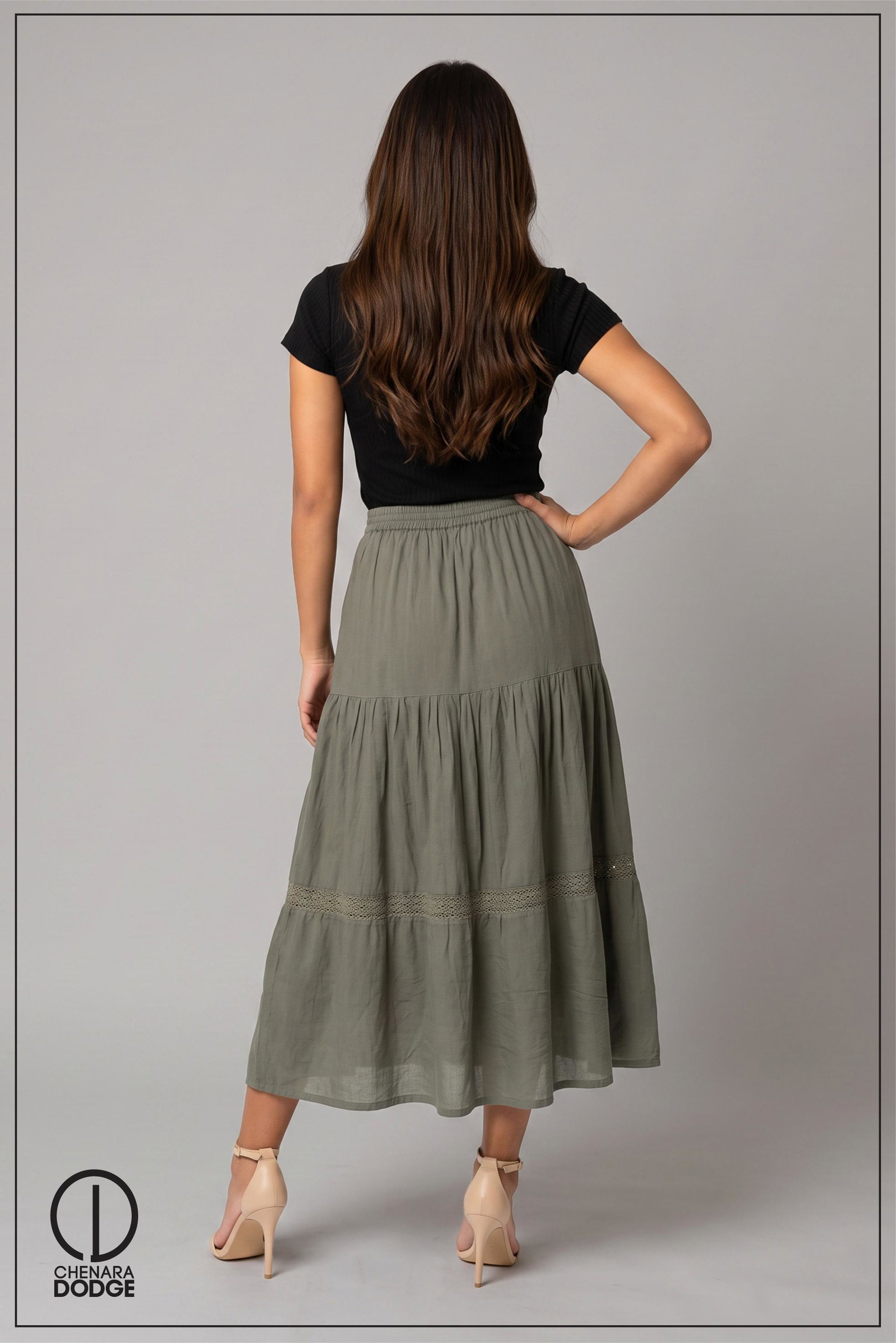 ALEXA HIGH WAIST LACE SKIRT