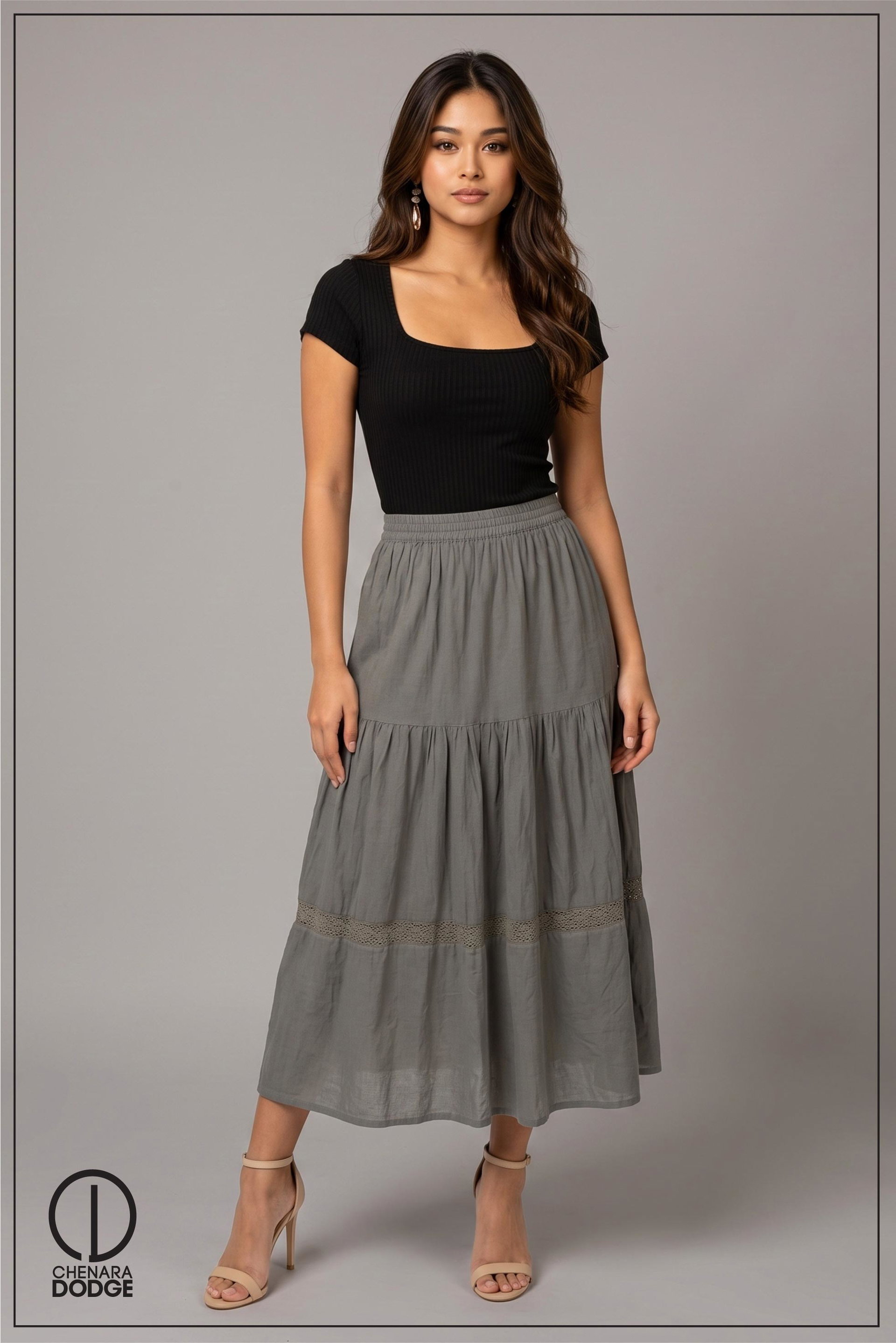 ALEXA HIGH WAIST LACE SKIRT