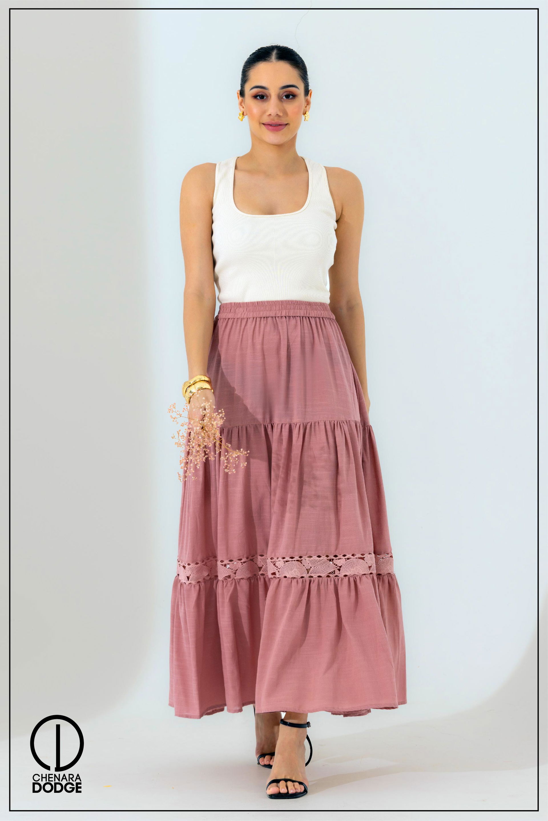 ALEXA HIGH WAIST LACE SKIRT