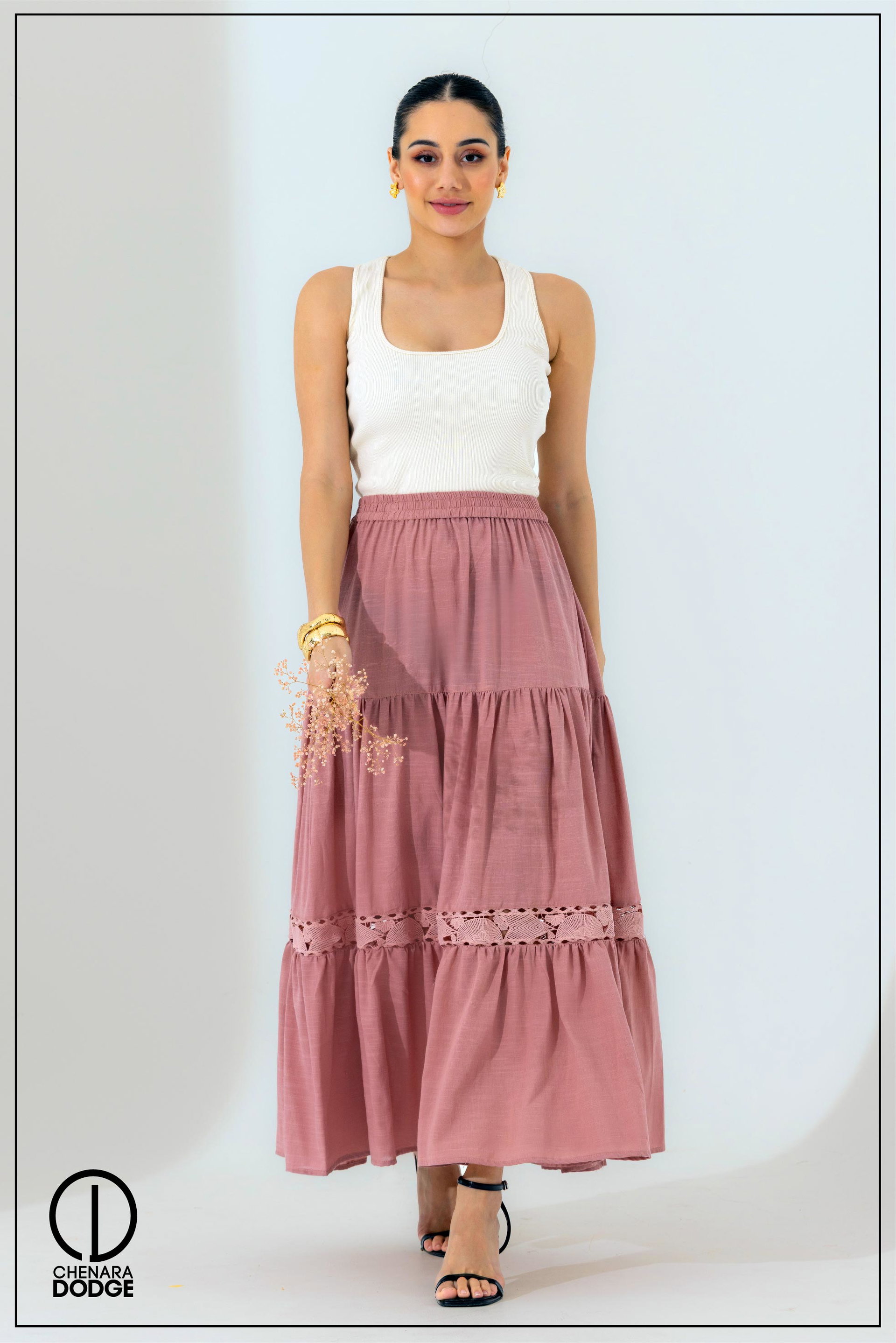 ALEXA HIGH WAIST LACE SKIRT