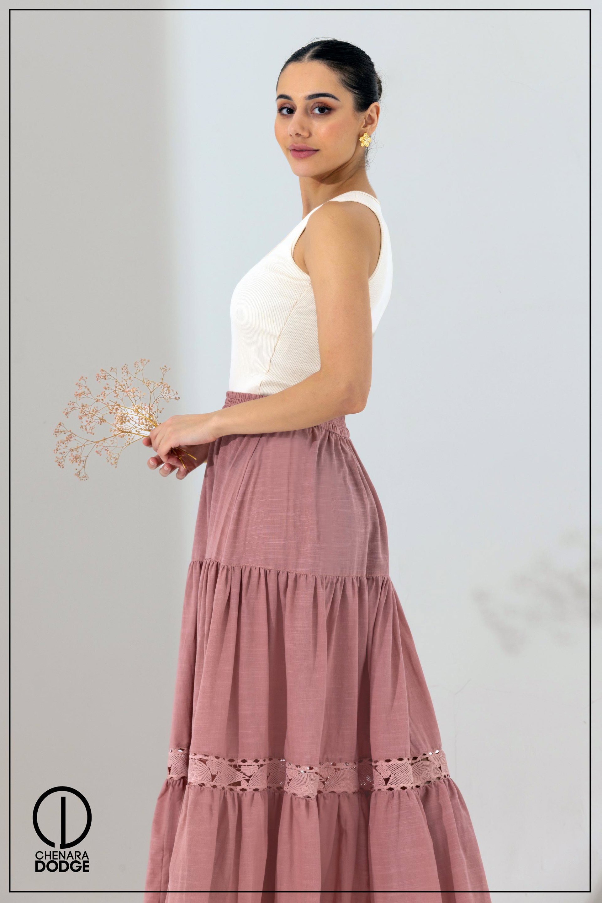 ALEXA HIGH WAIST LACE SKIRT