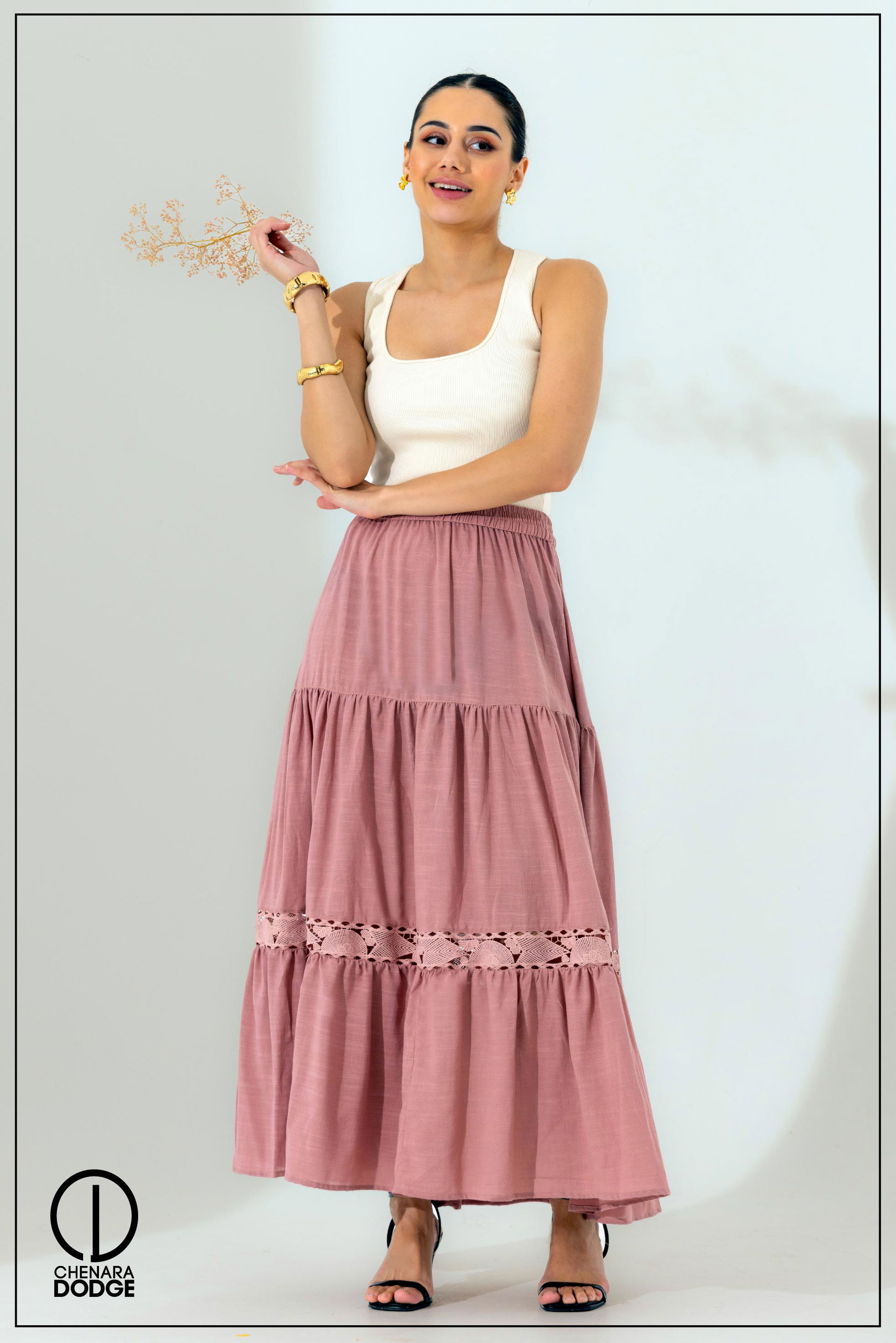 ALEXA HIGH WAIST LACE SKIRT