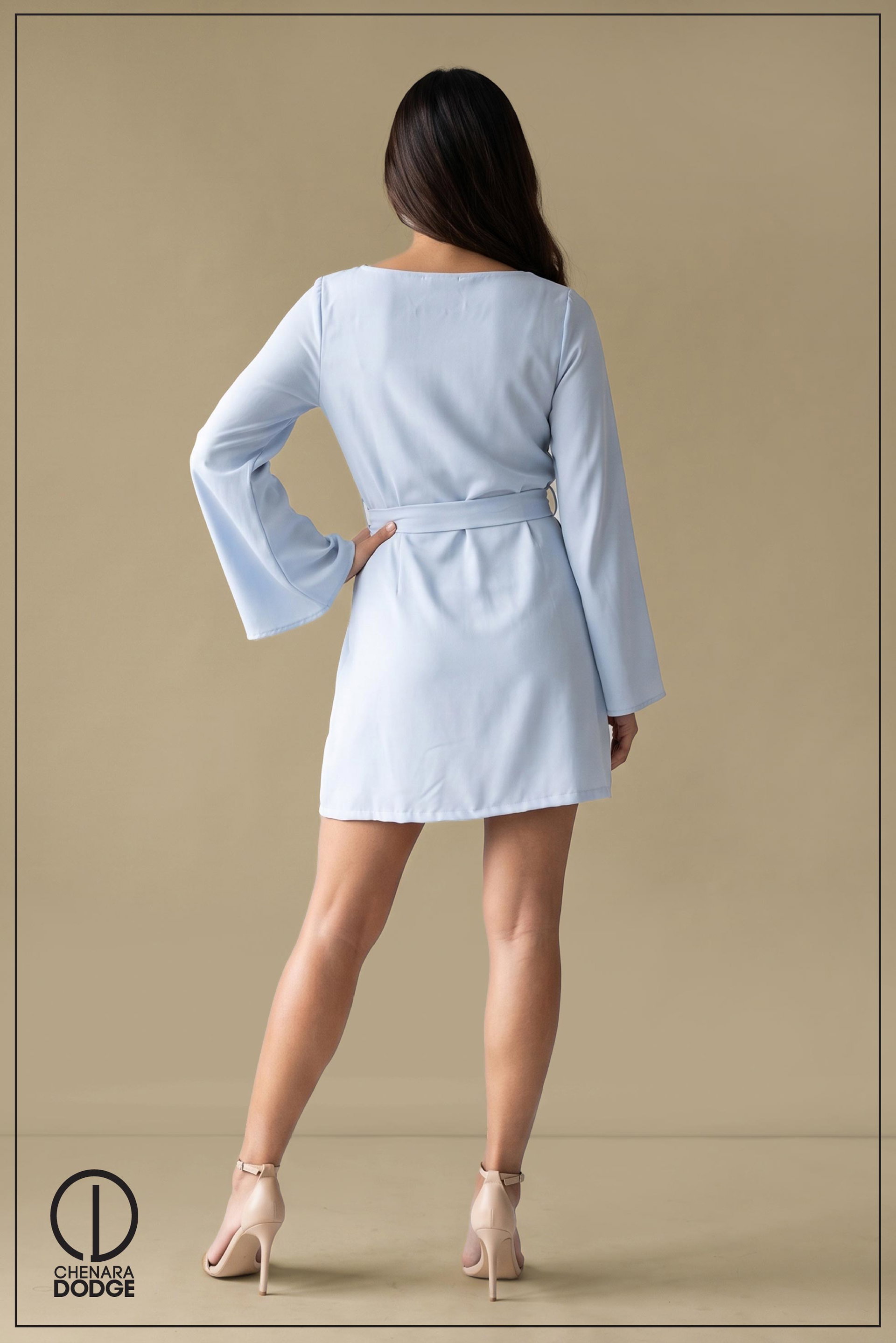 AMANDA LONG SLEEVE MINI DRESS