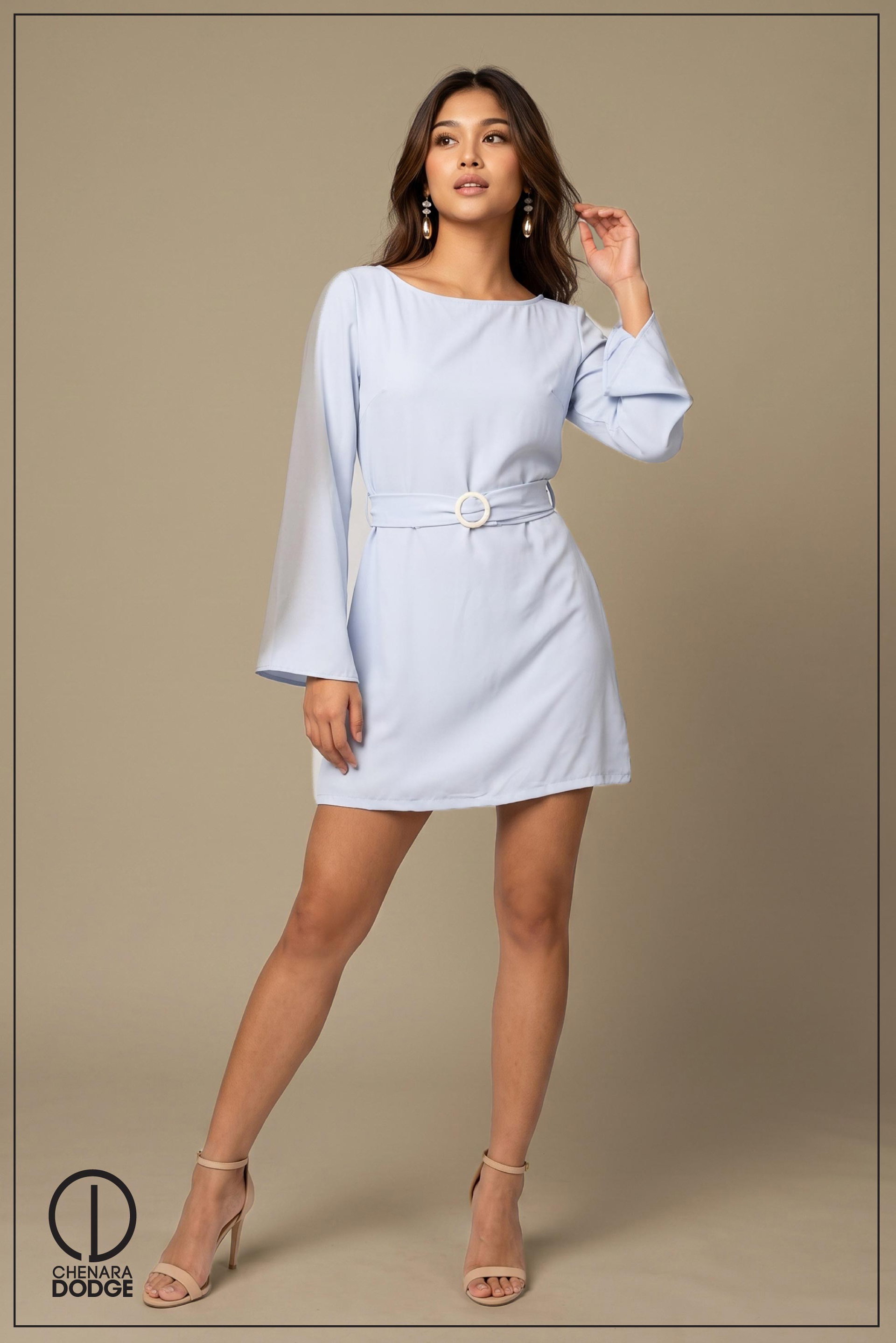 AMANDA LONG SLEEVE MINI DRESS