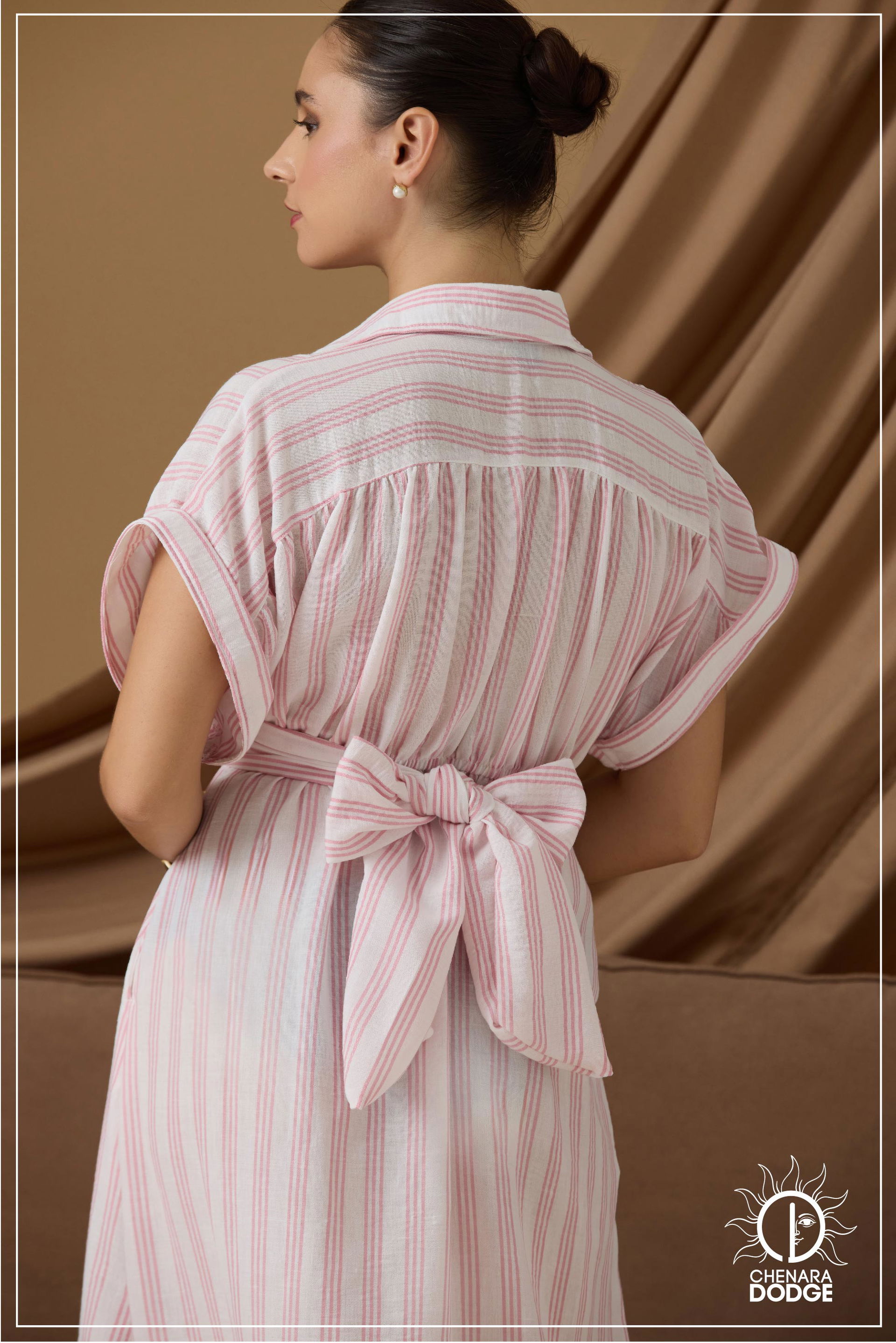 AMELIA TWISTED MIDI DRESS