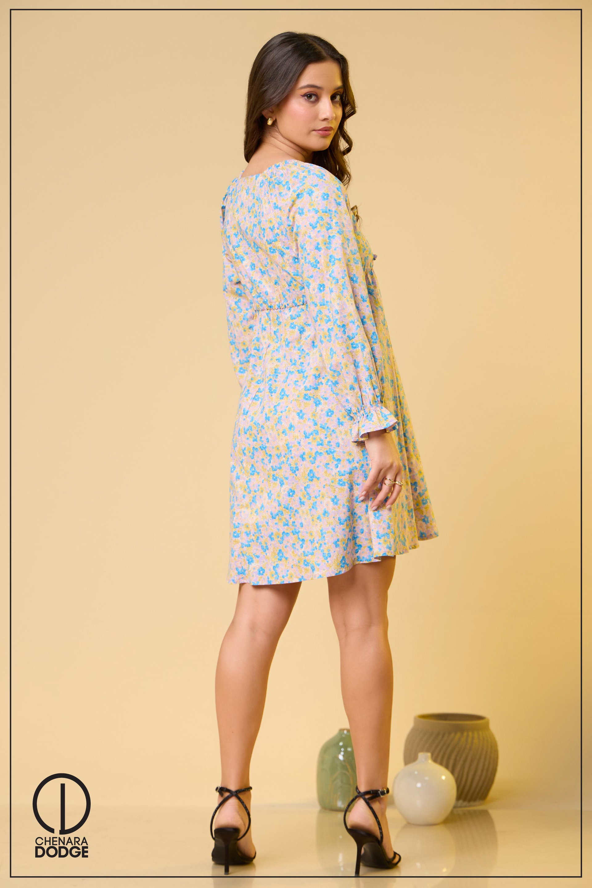 ANDIE V-NECK MINI DRESS