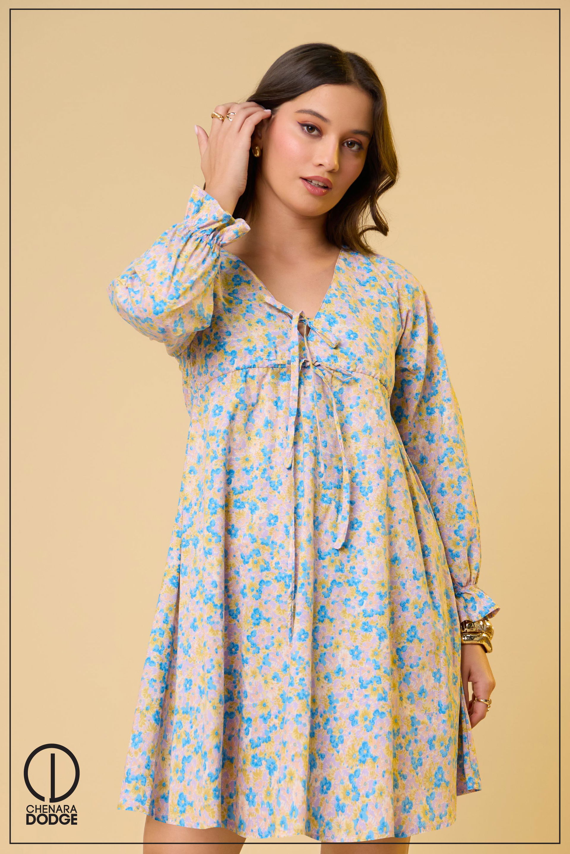 ANDIE V-NECK MINI DRESS