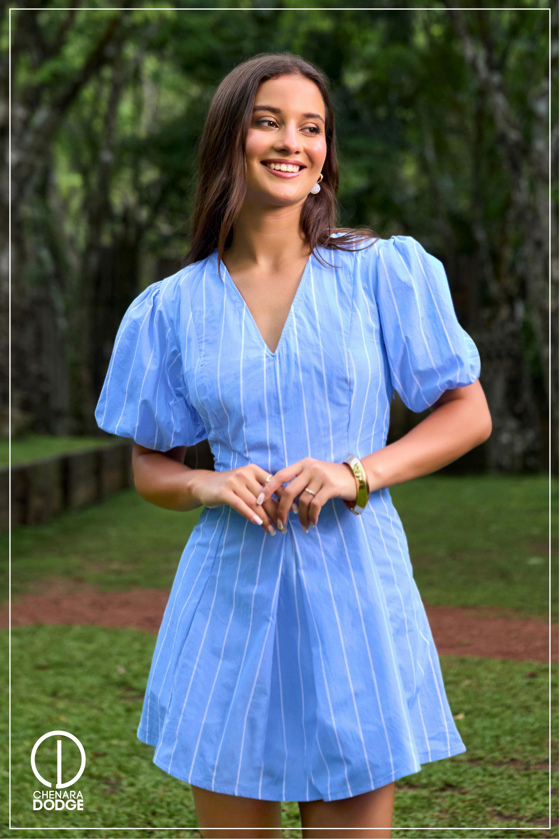 ANITA PUFF SLEEVE MINI DRESS