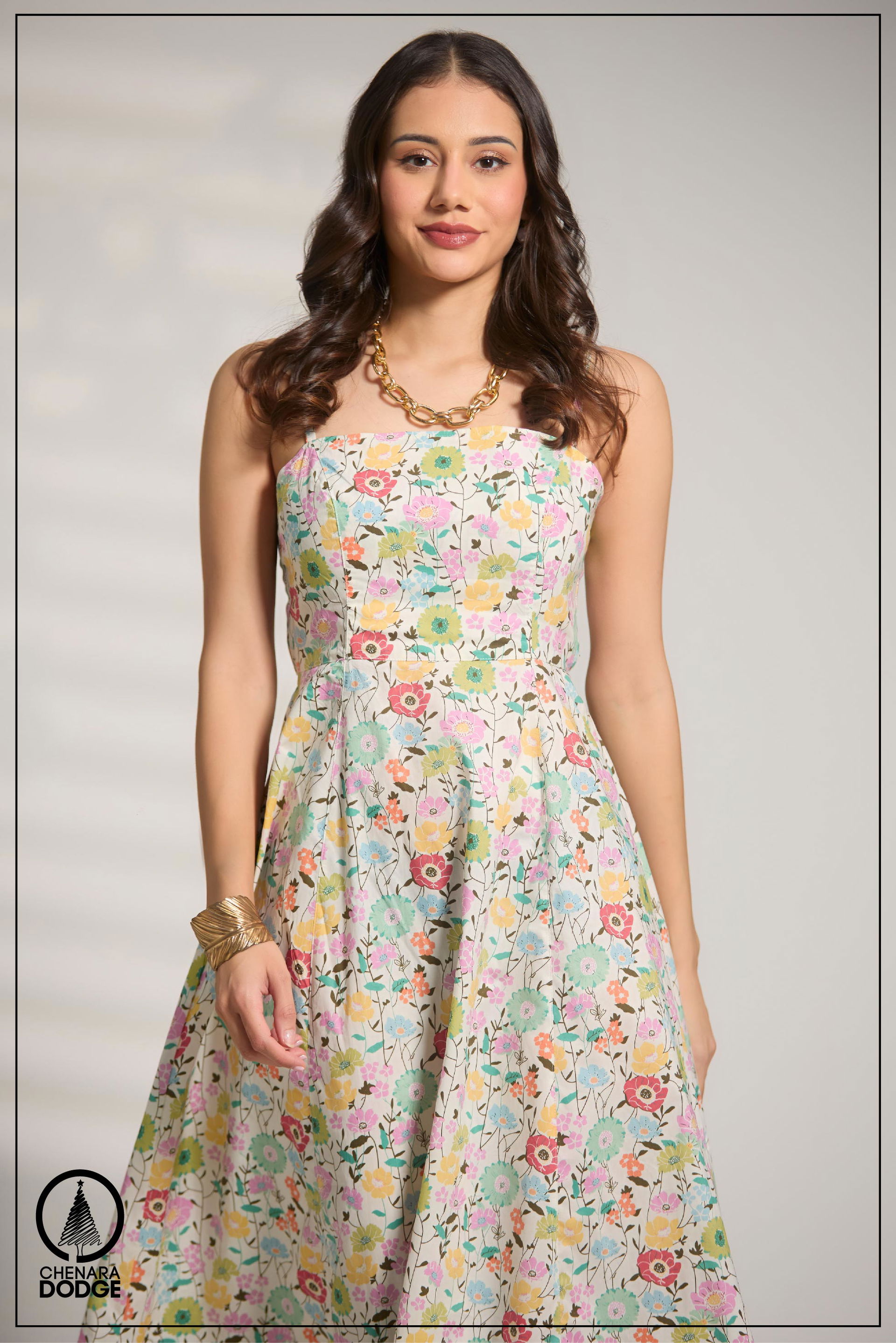 ANNA SQUARE NECK MAXI DRESS