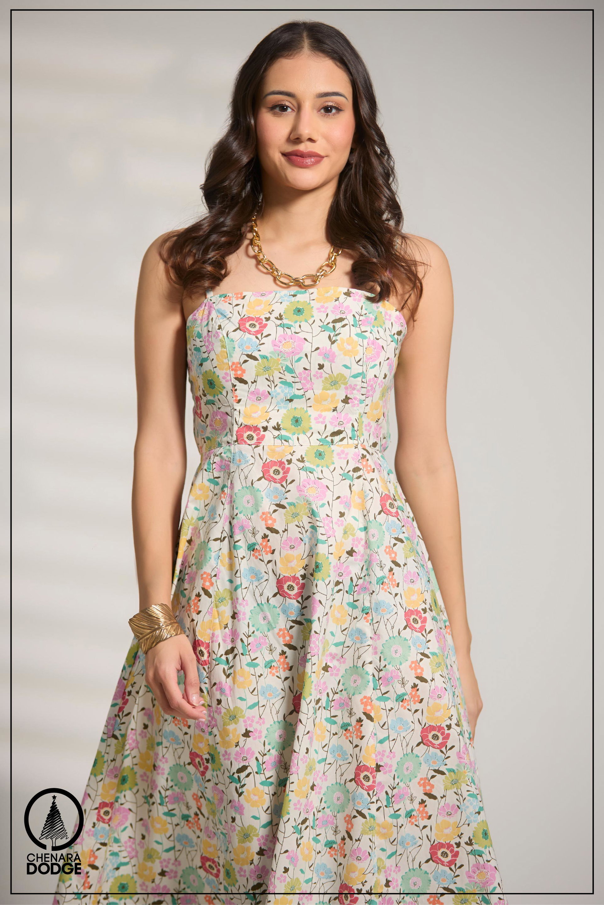 ANNA SQUARE NECK MAXI DRESS