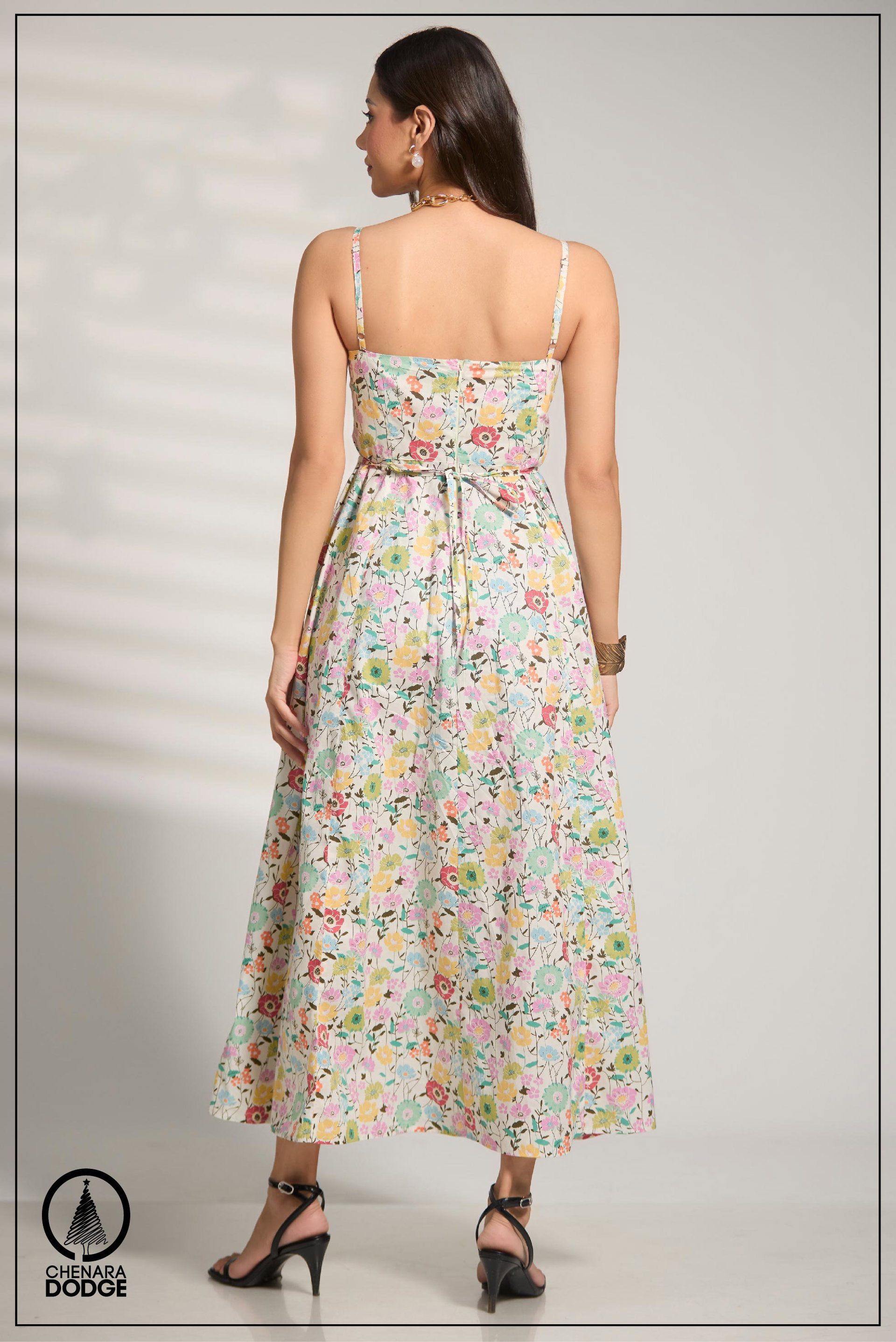 ANNA SQUARE NECK MAXI DRESS