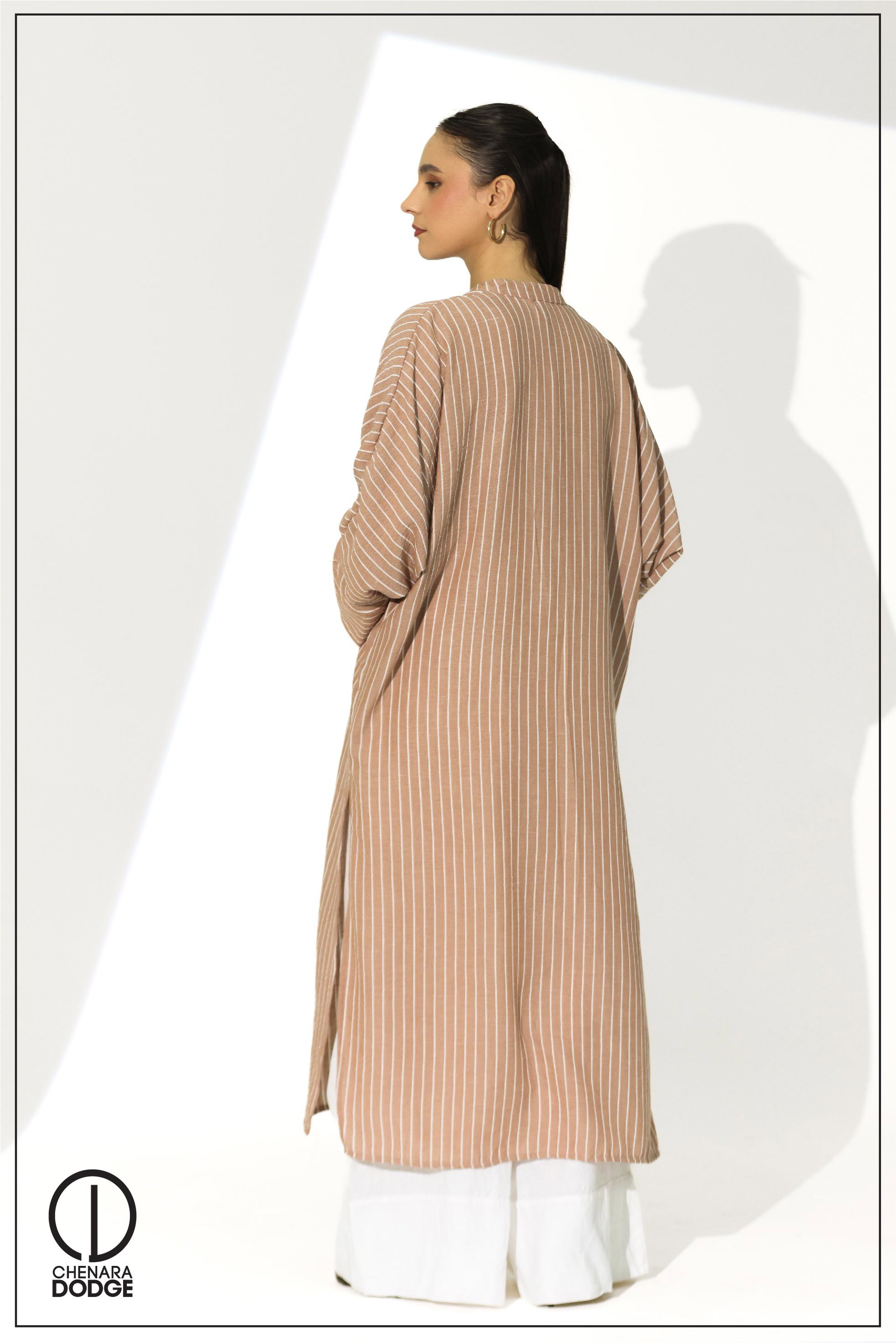 ATHENA V-NECK LONG SLEEVE KURTI TOP