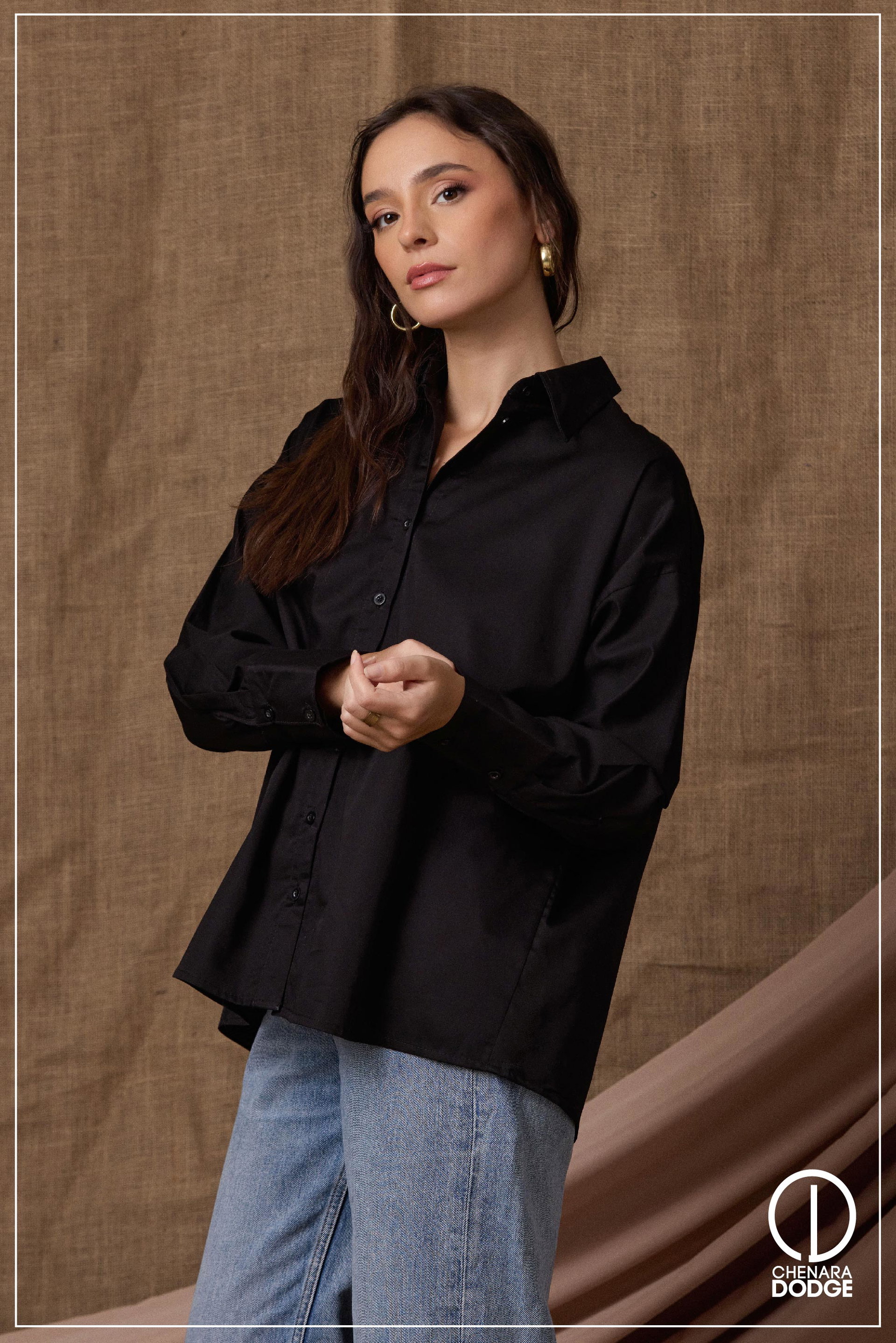 AURIE BUTTON DOWN OVERSIZED SHIRT