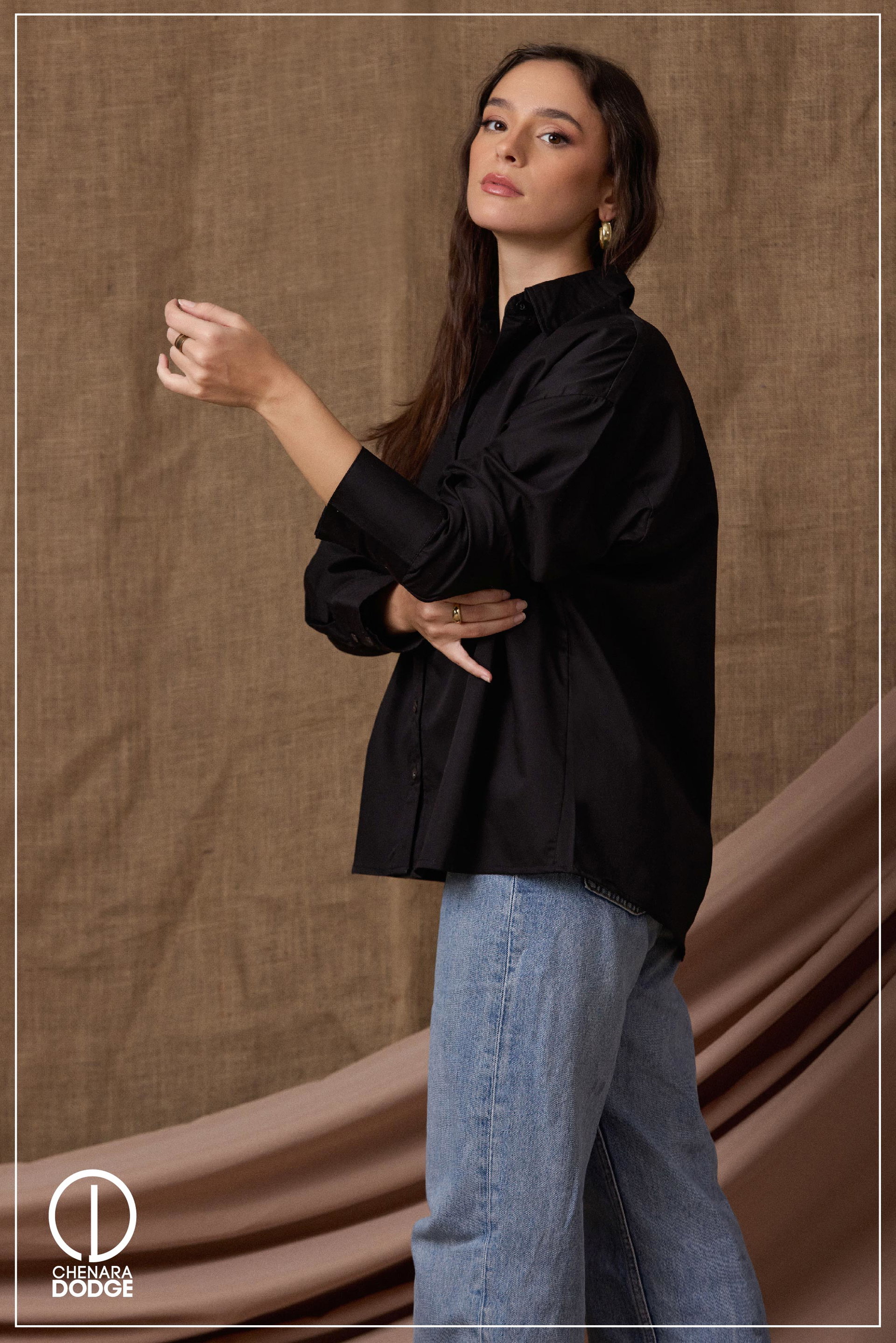AURIE BUTTON DOWN OVERSIZED SHIRT