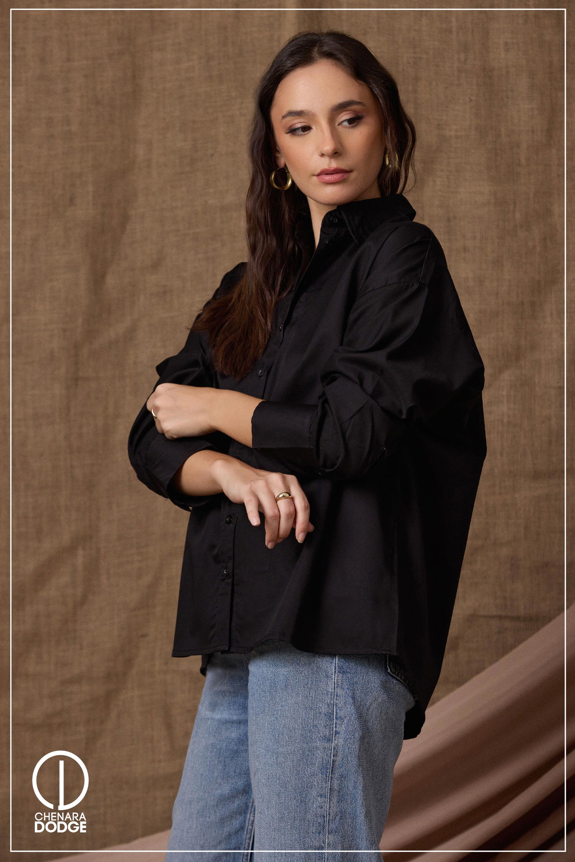 AURIE BUTTON DOWN OVERSIZED SHIRT