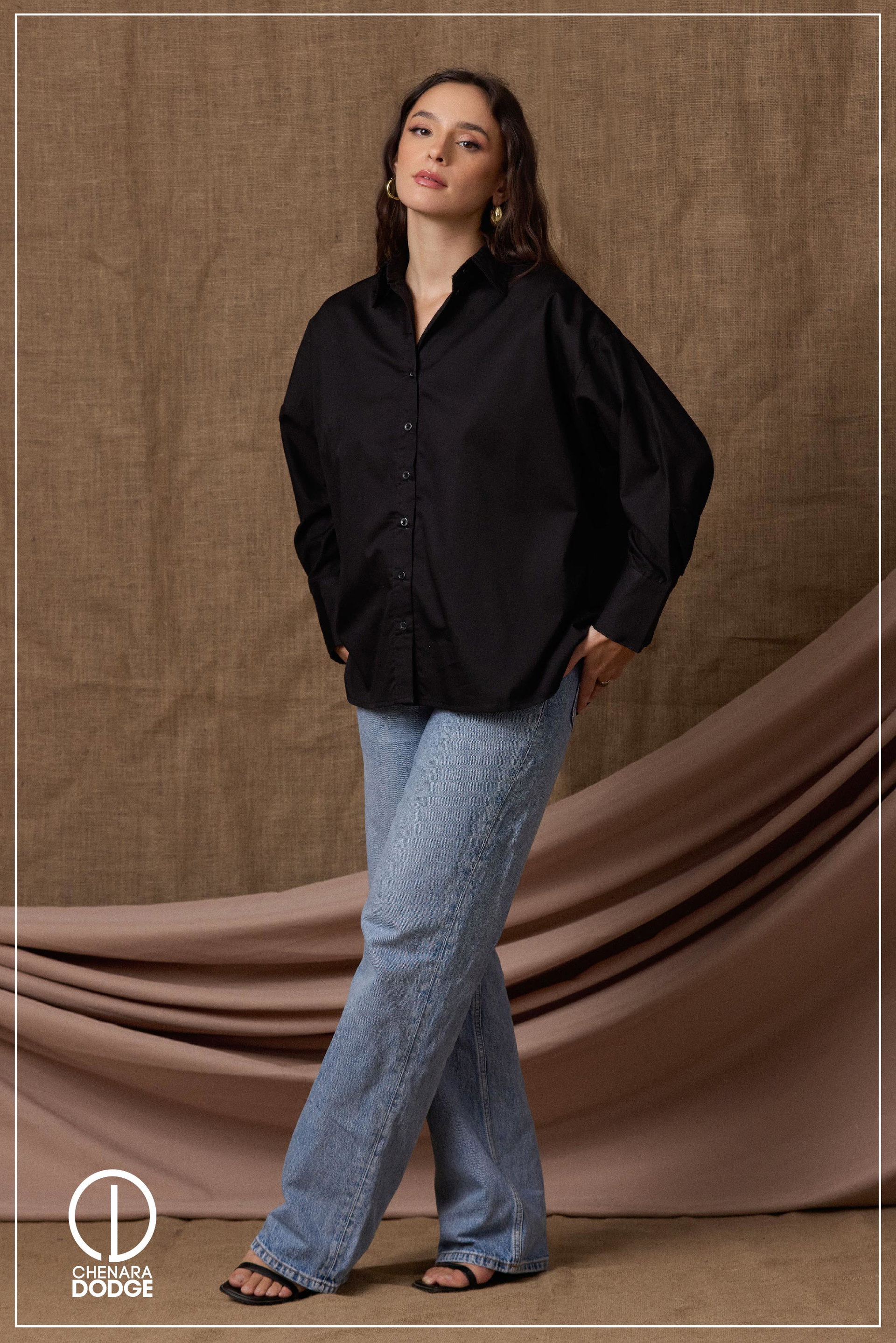 AURIE BUTTON DOWN OVERSIZED SHIRT