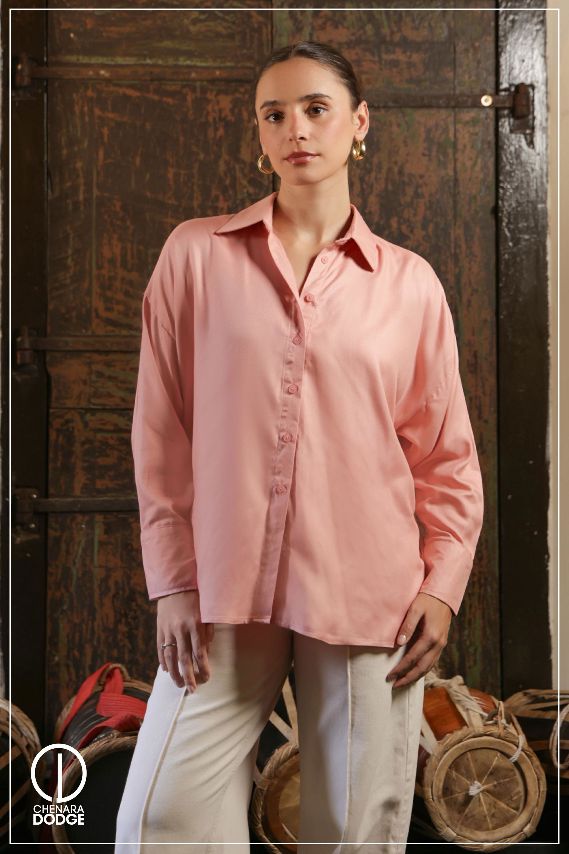 AURIE BUTTON DOWN OVERSIZED SHIRT