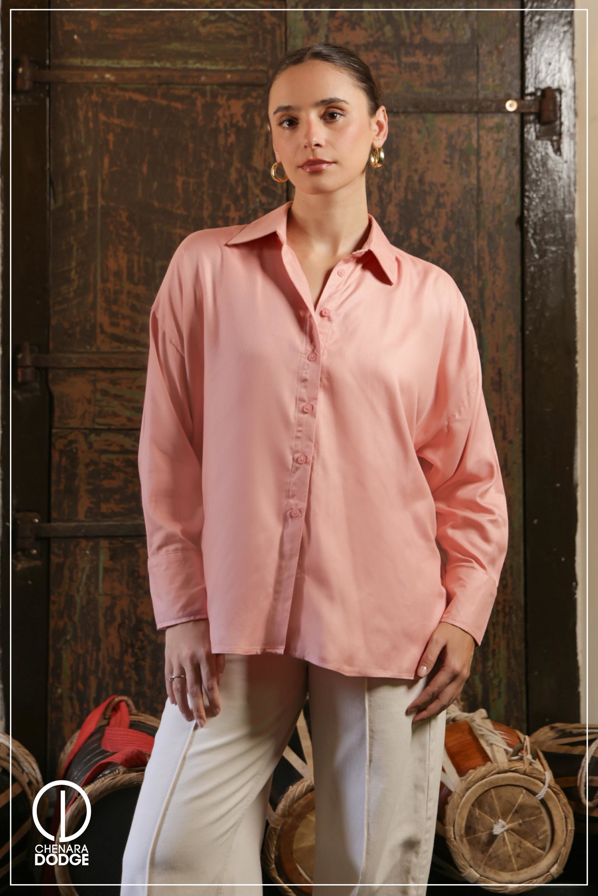 AURIE BUTTON DOWN OVERSIZED SHIRT