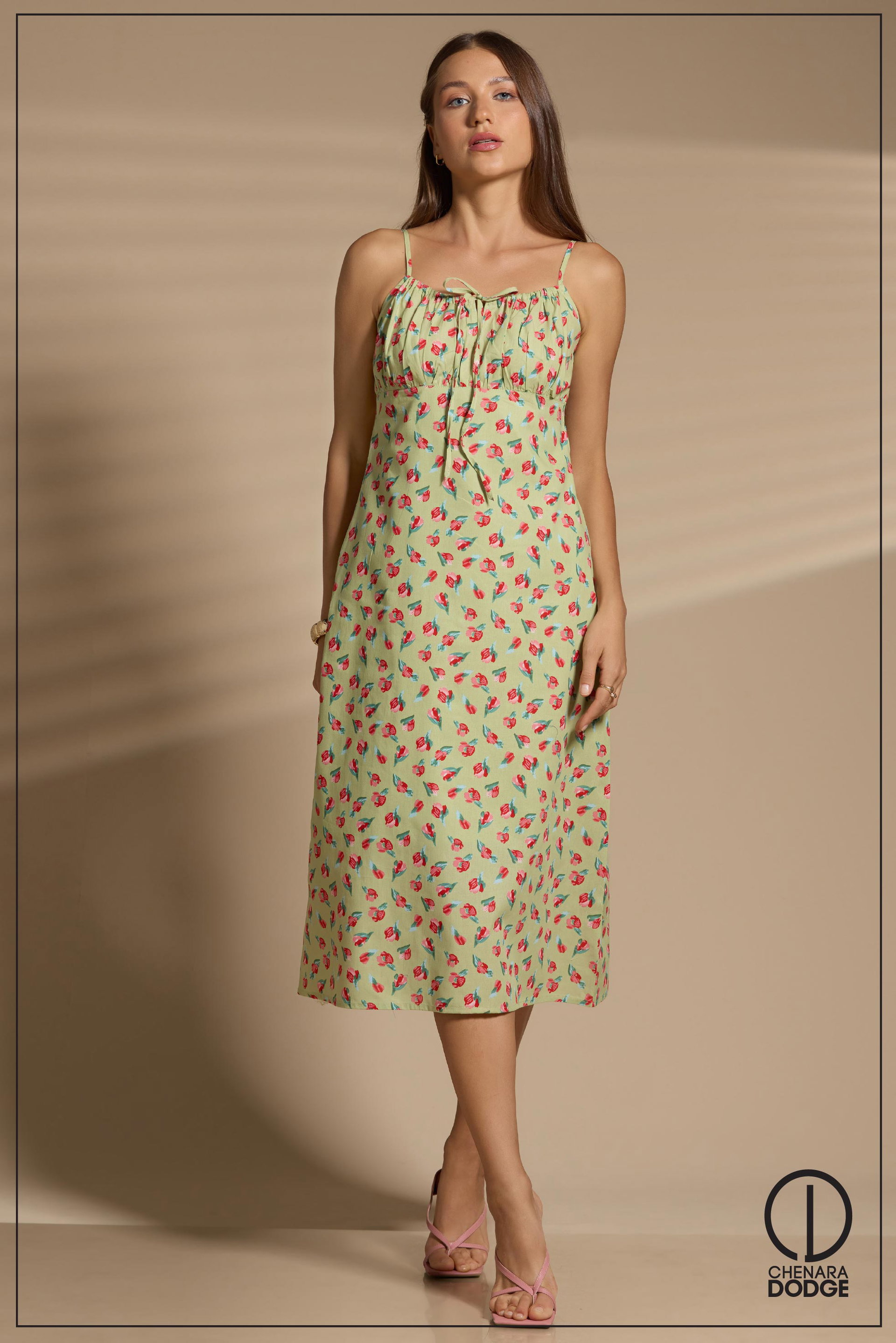 BAILEY BUSTIER MIDI DRESS