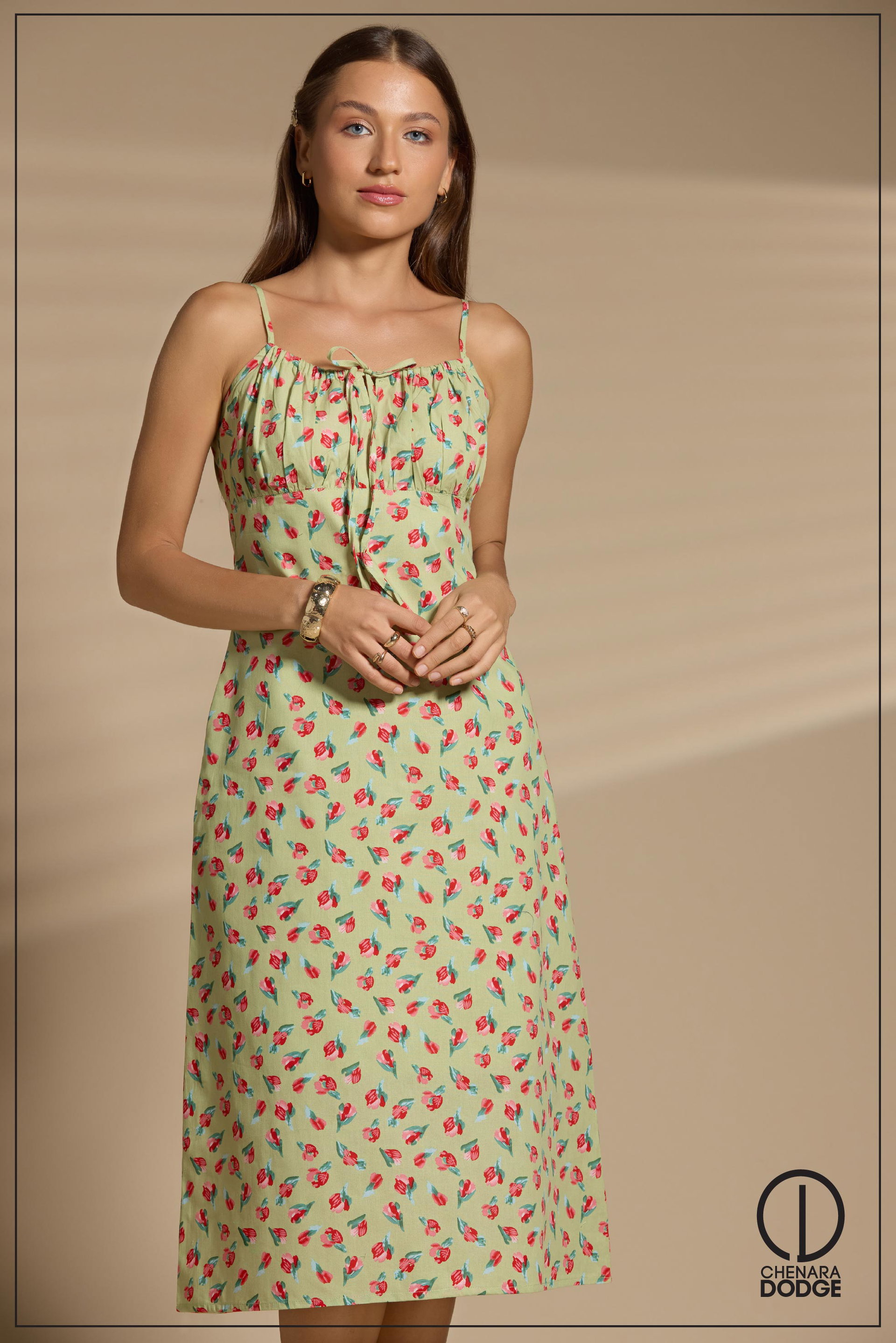 BAILEY BUSTIER MIDI DRESS